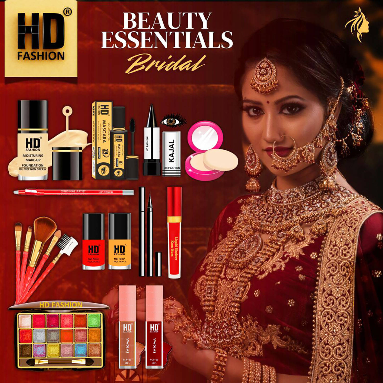     			HD fashion Makeup Kit ( 17 )