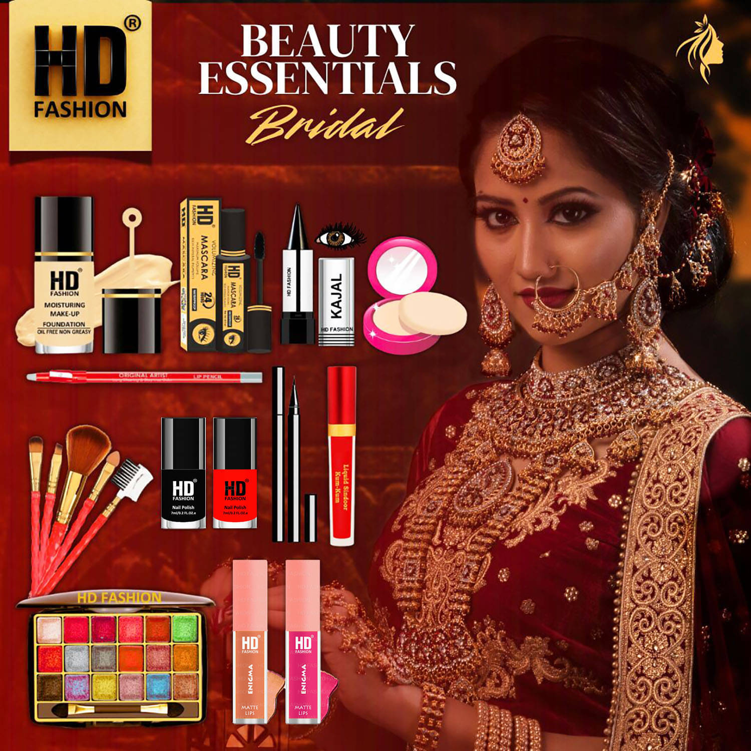     			HD fashion Makeup Kit ( 17 )