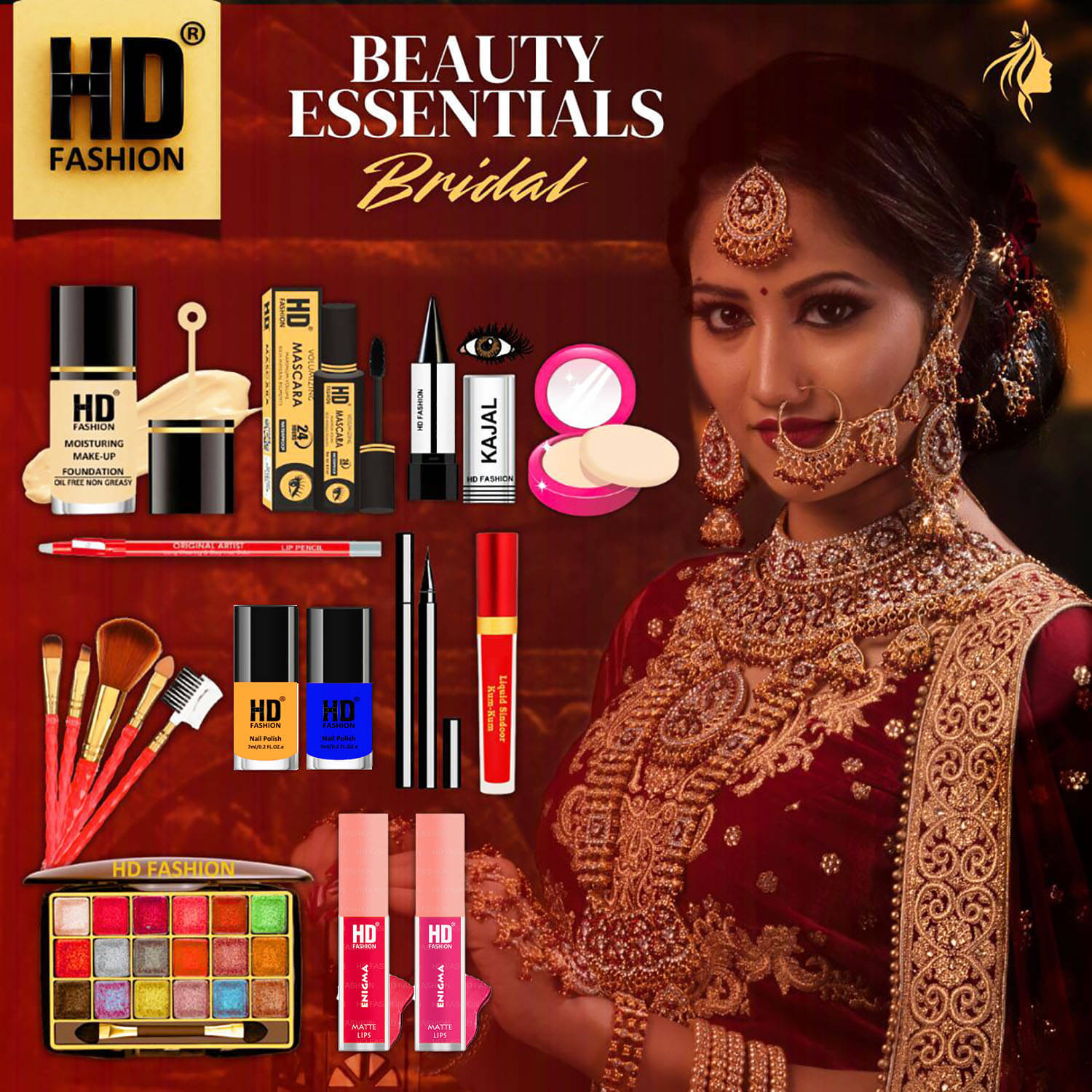     			HD fashion Makeup Kit ( 17 )