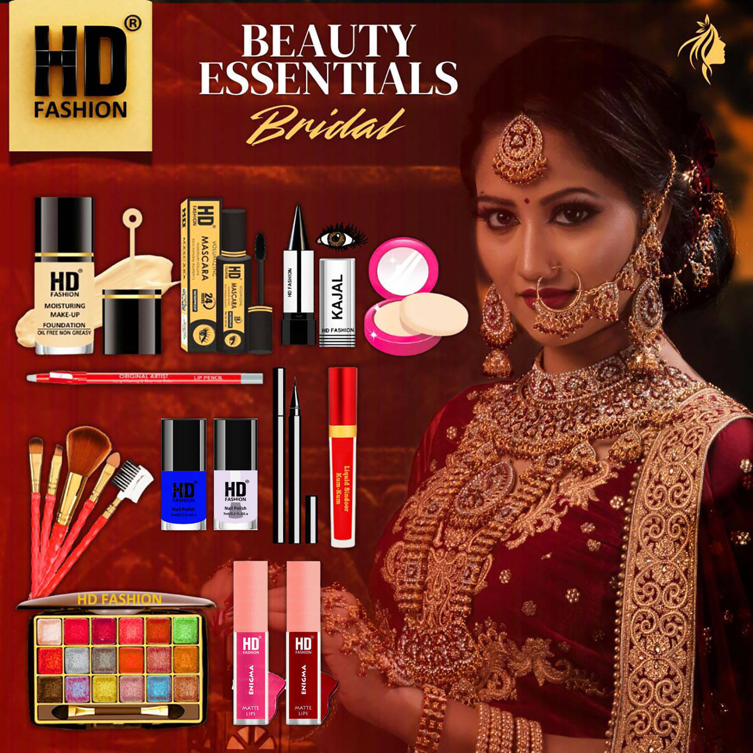     			HD fashion Makeup Kit ( 17 )