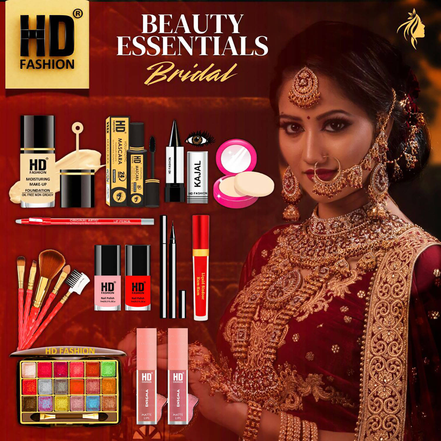     			HD fashion Makeup Kit ( 17 )