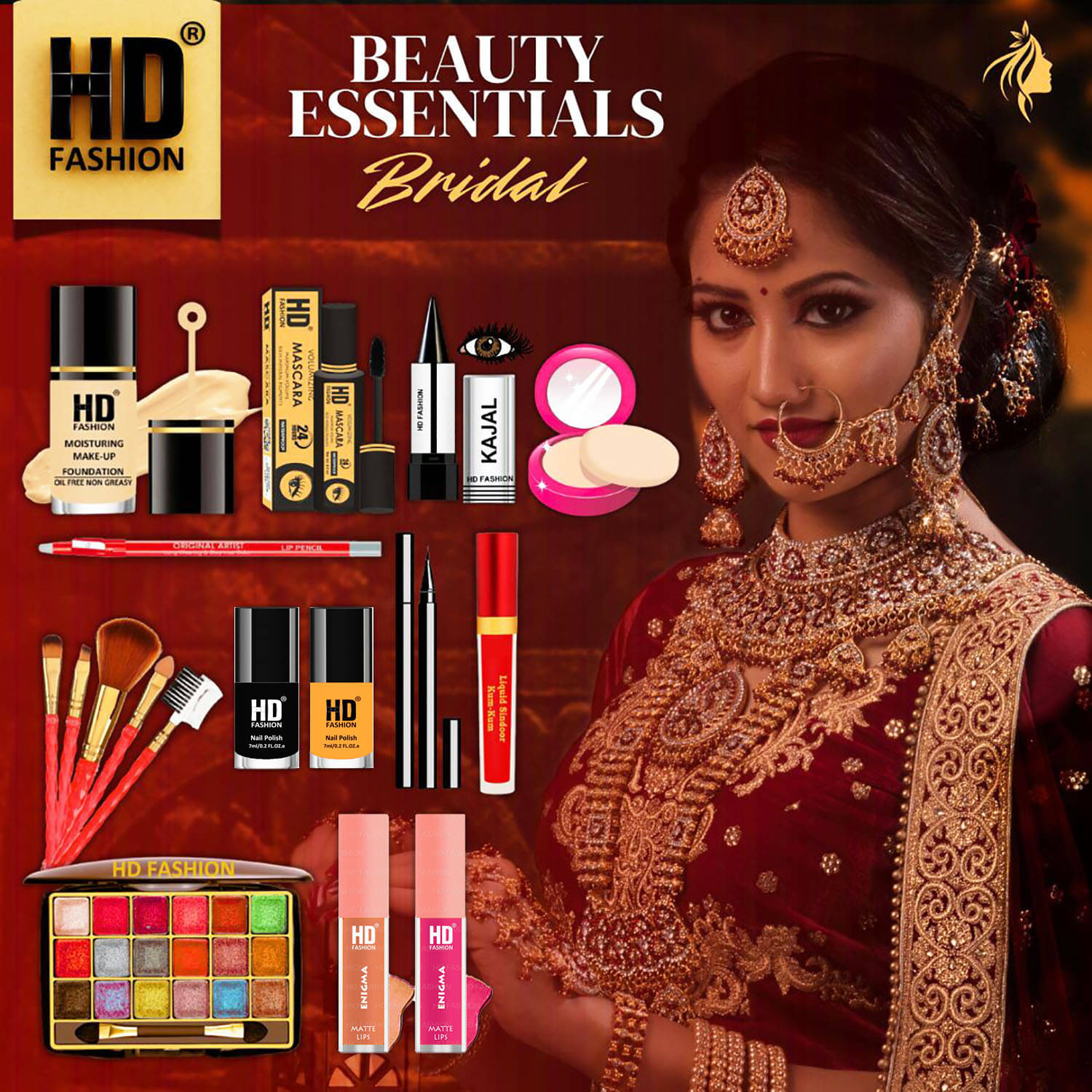     			HD fashion Makeup Kit ( 17 )