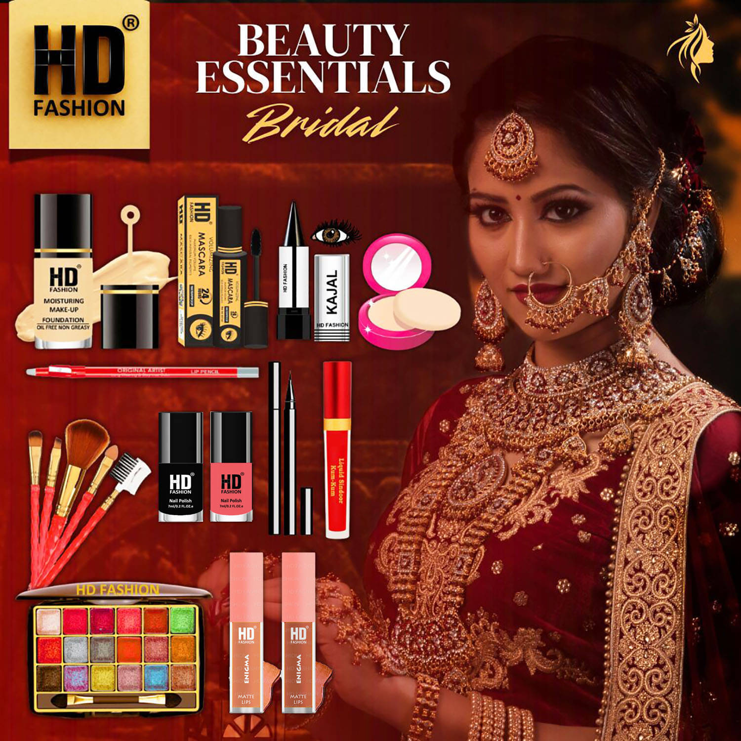     			HD fashion Makeup Kit ( 17 )