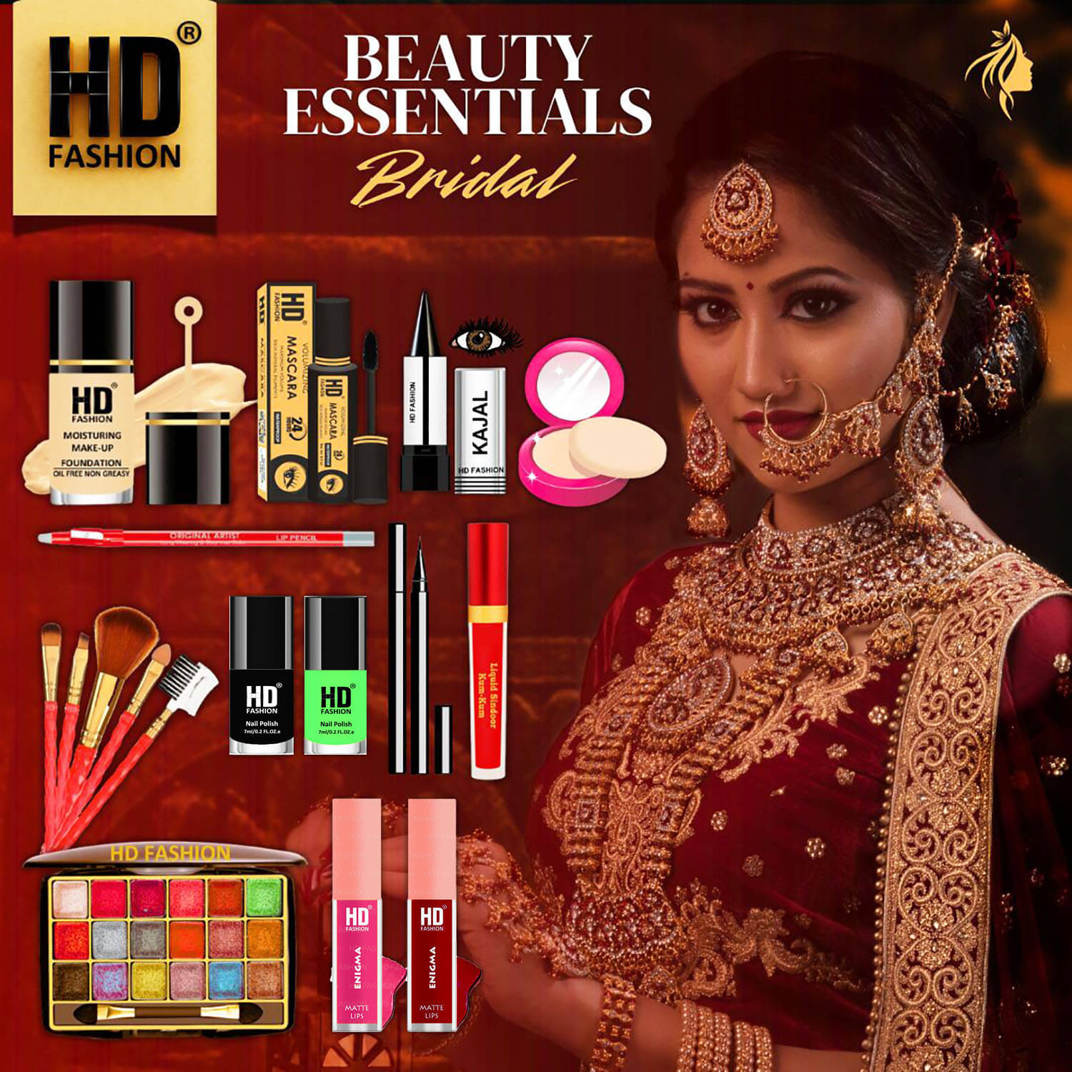     			HD fashion Makeup Kit ( 17 )