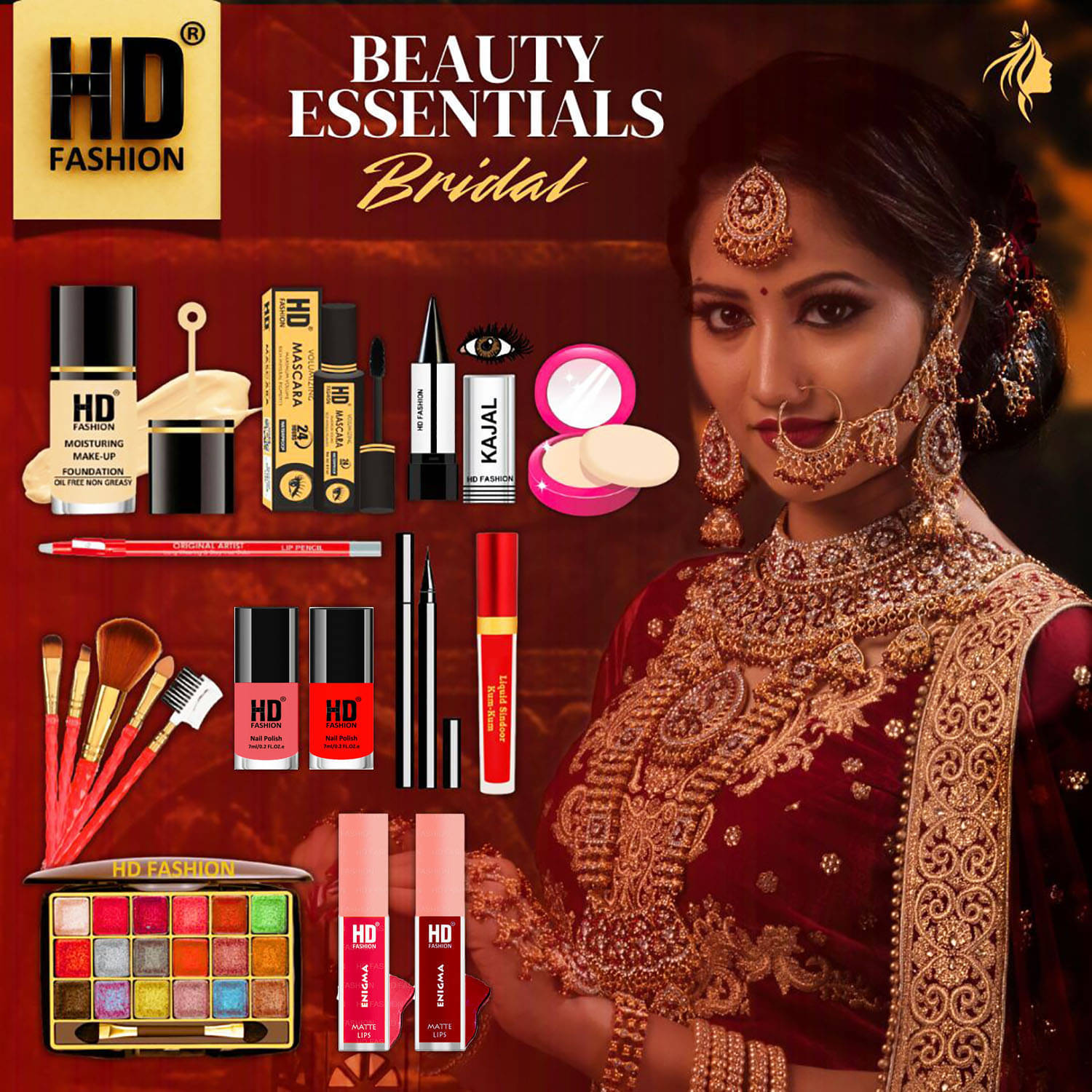     			HD fashion Makeup Kit ( 17 )