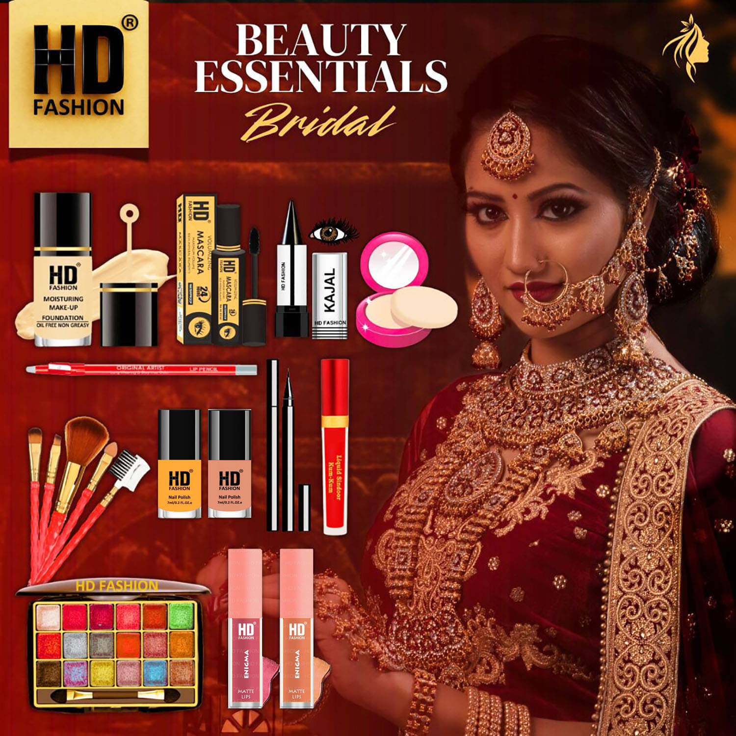     			HD fashion Makeup Kit ( 17 )