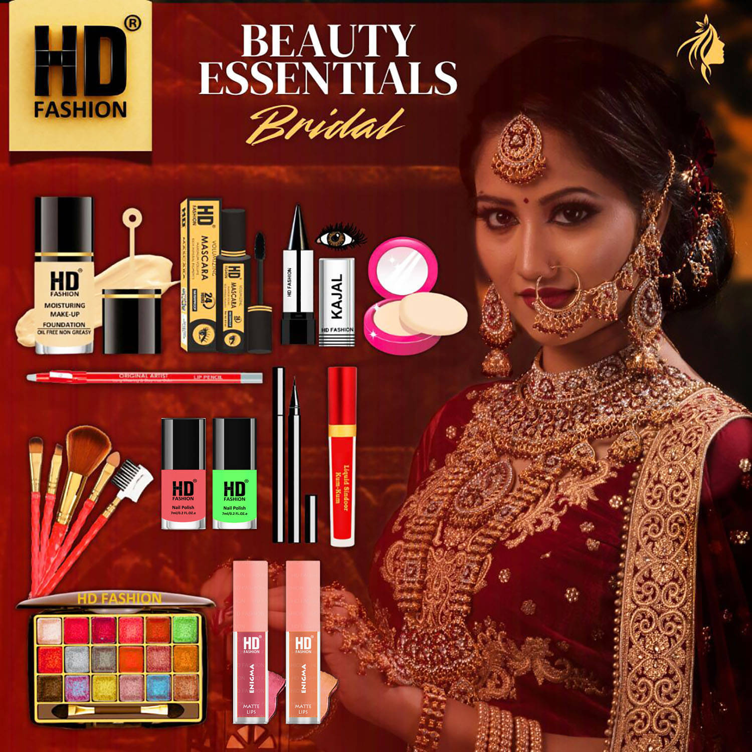     			HD fashion Makeup Kit ( 17 )