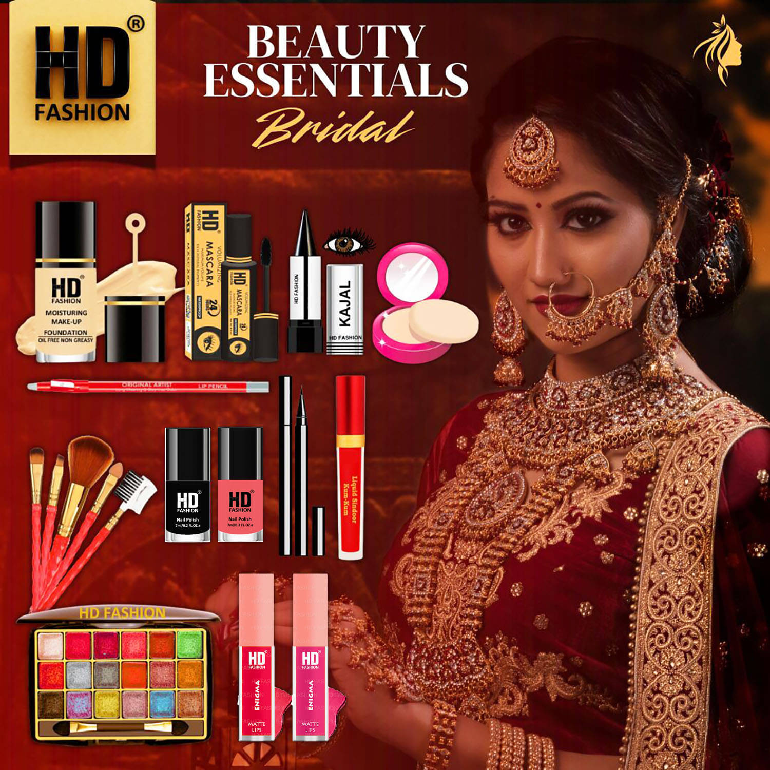     			HD fashion Makeup Kit ( 17 )