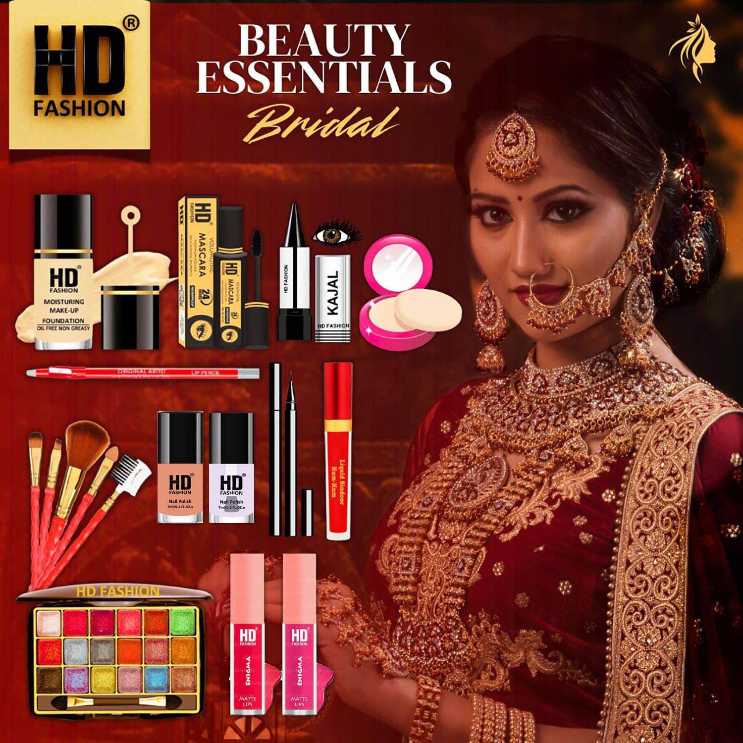     			HD fashion Makeup Kit ( 17 )