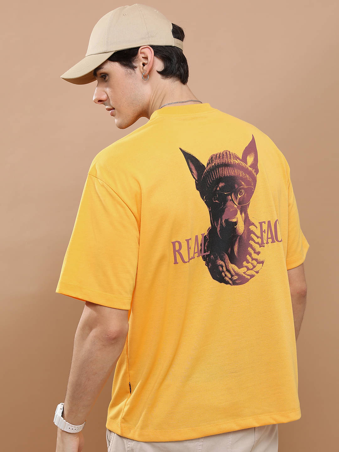 Highlander Men Polyester Oversized Fit Printed T-Shirt ( Yellow ) Highlander Men Polyester Oversized Fit Printed T-Shirt ( Yellow )