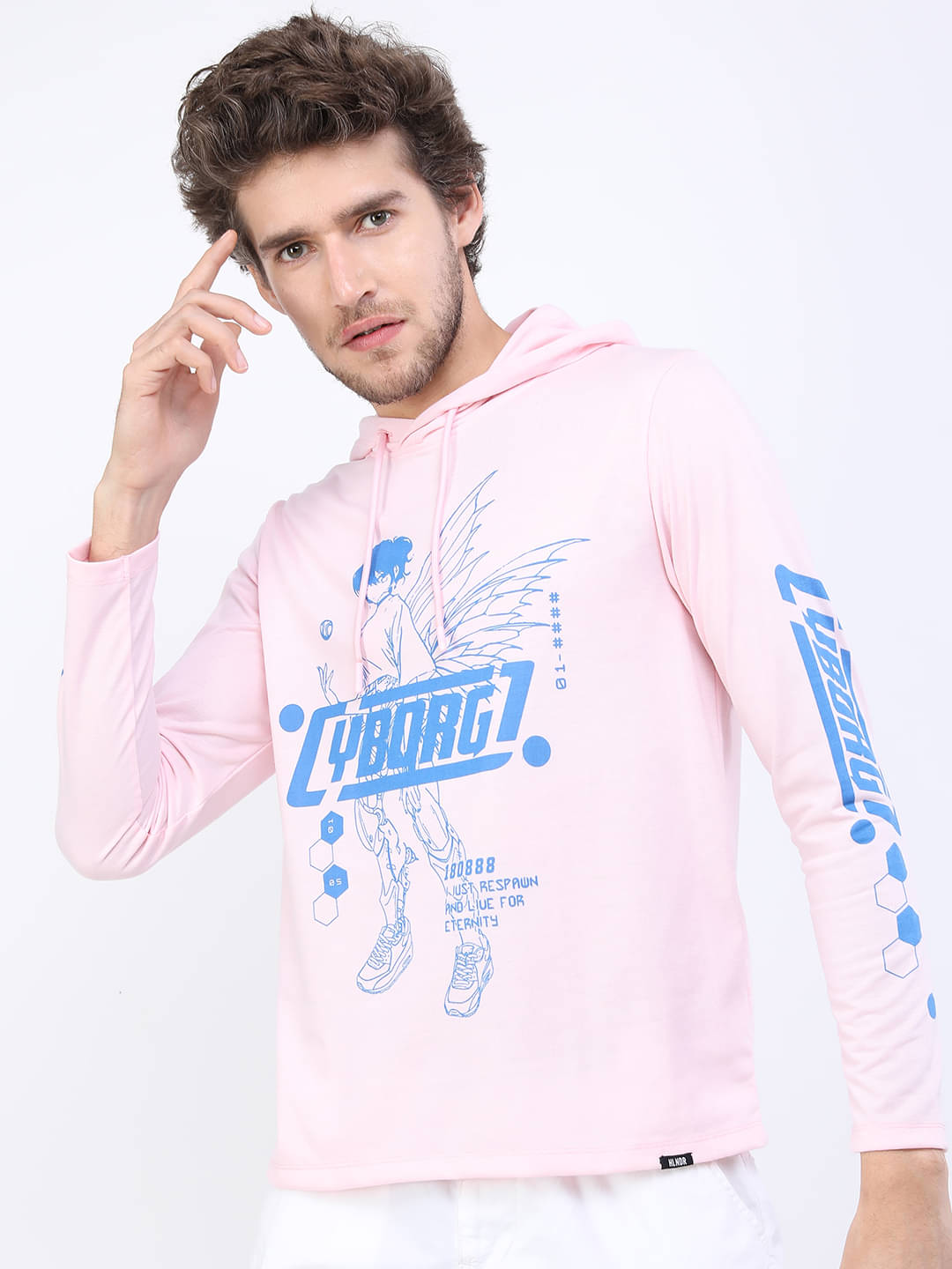 Highlander Men Polyester Slim Fit Printed T-Shirt ( Pink ) Highlander Men Polyester Slim Fit Printed T-Shirt ( Pink )
