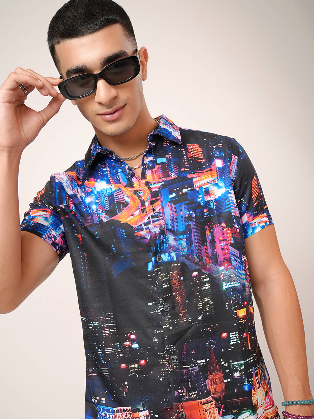 Highlander Polyester Slim Fit Printed Half Sleeves Men's Casual Shirt - Multi ( Pack of 1 )     			Highlander Polyester Slim Fit Printed Half Sleeves Men's Casual Shirt - Multi ( Pack of 1 )