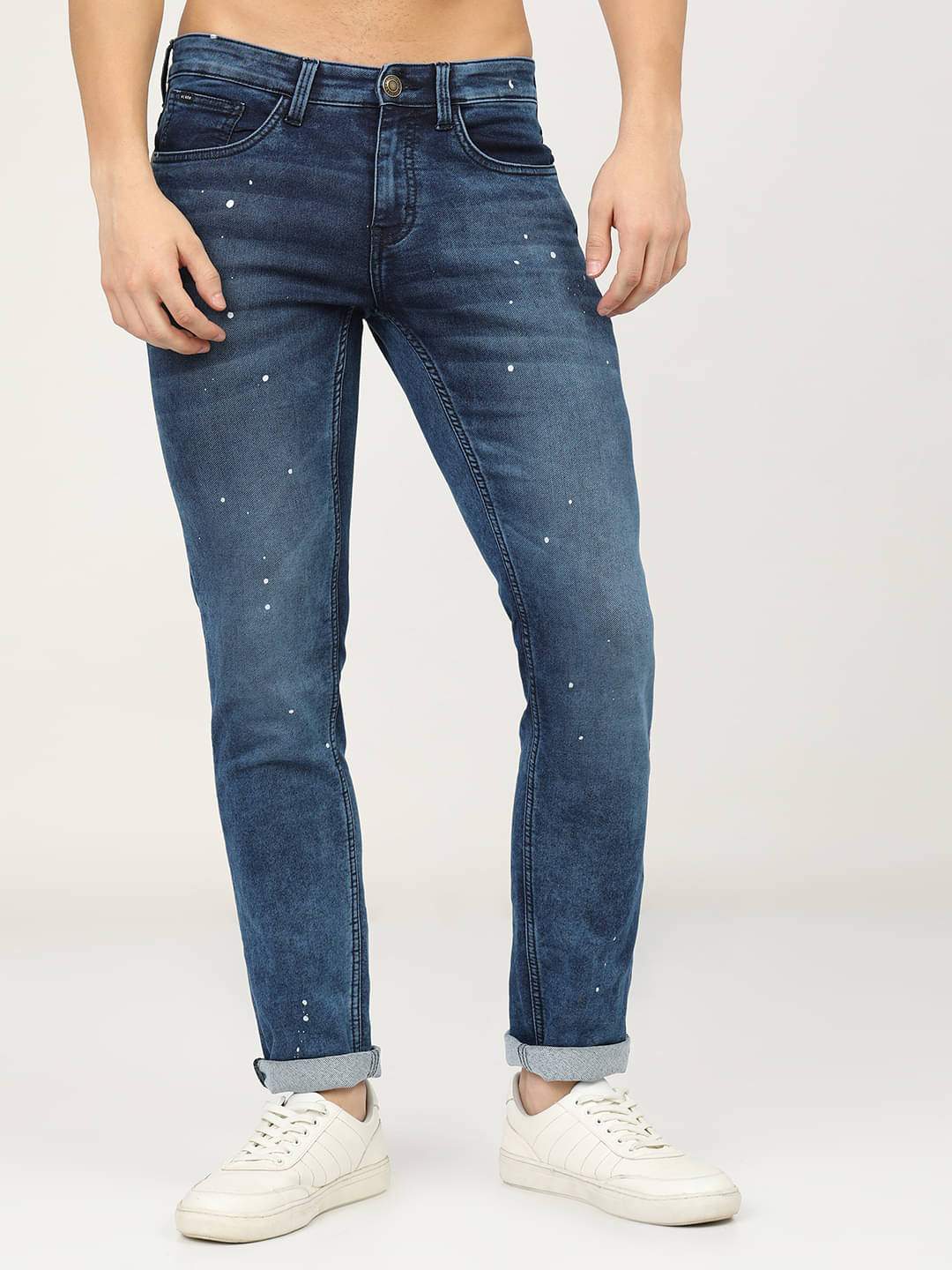 Highlander Slim Fit Clean Look Men's Jeans - Blue ( Pack of 1 ) Highlander Slim Fit Clean Look Men's Jeans - Blue ( Pack of 1 )