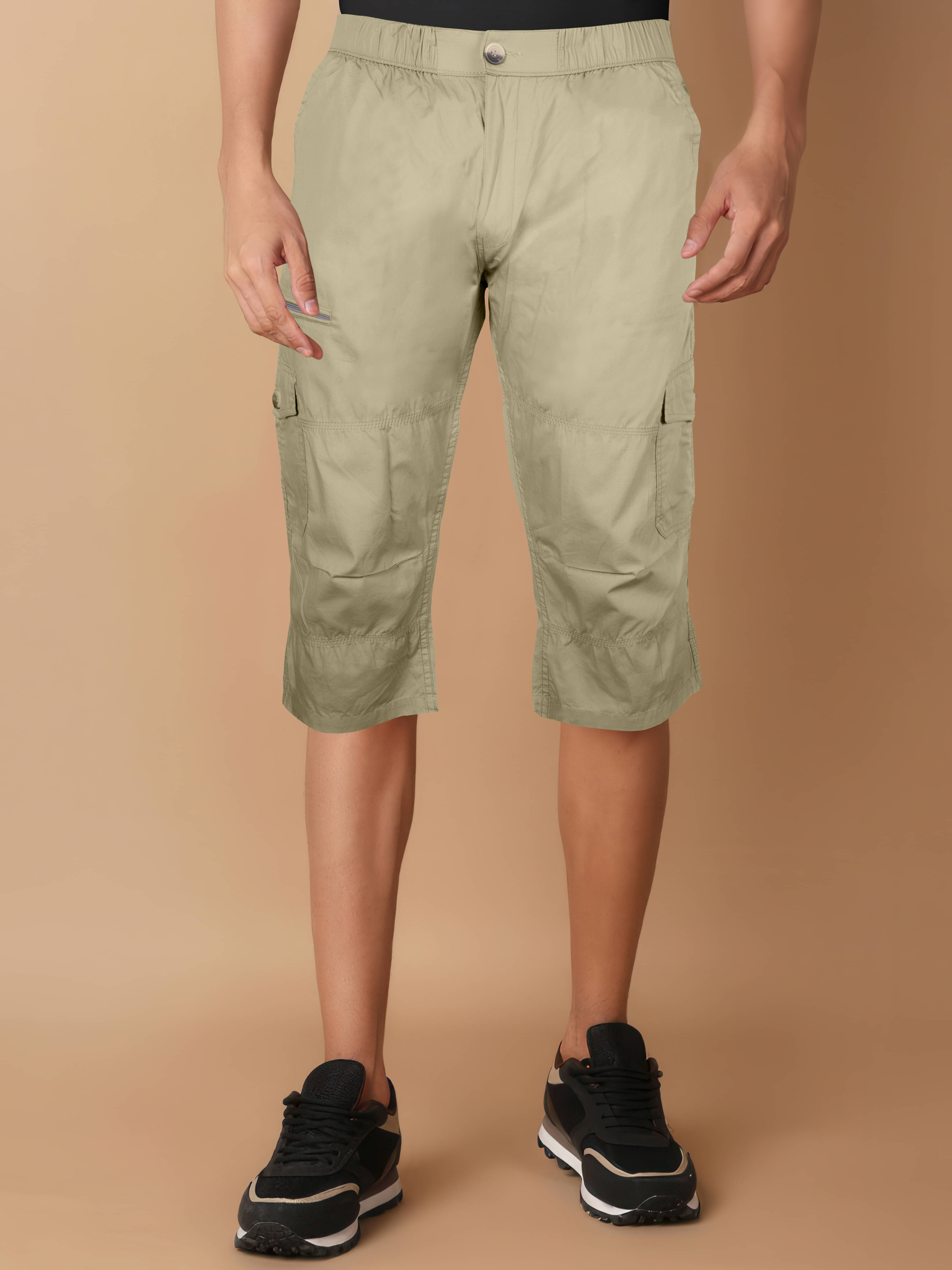 JB JUST BLACK Green Cotton Blend Men's Cargos ( Pack of 1 )     			JB JUST BLACK Green Cotton Blend Men's Cargos ( Pack of 1 )