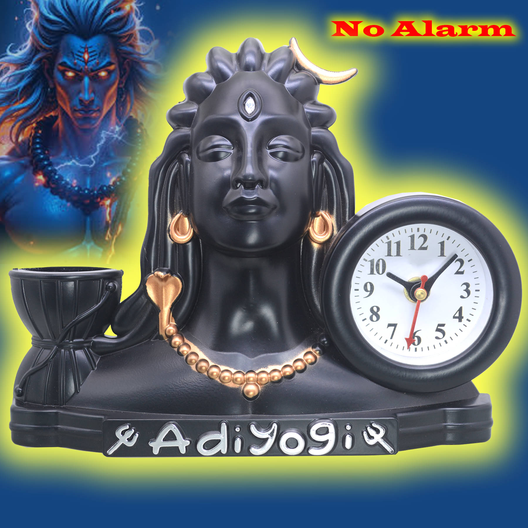     			JMALL Analog Plastic Table Clock - Pack of 1