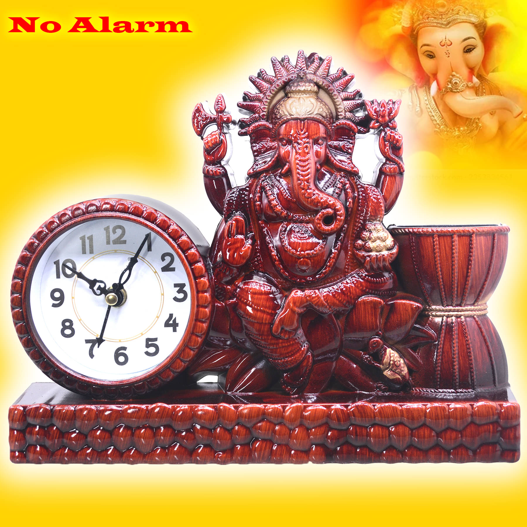     			JMALL Analog Plastic Table Clock - Pack of 1