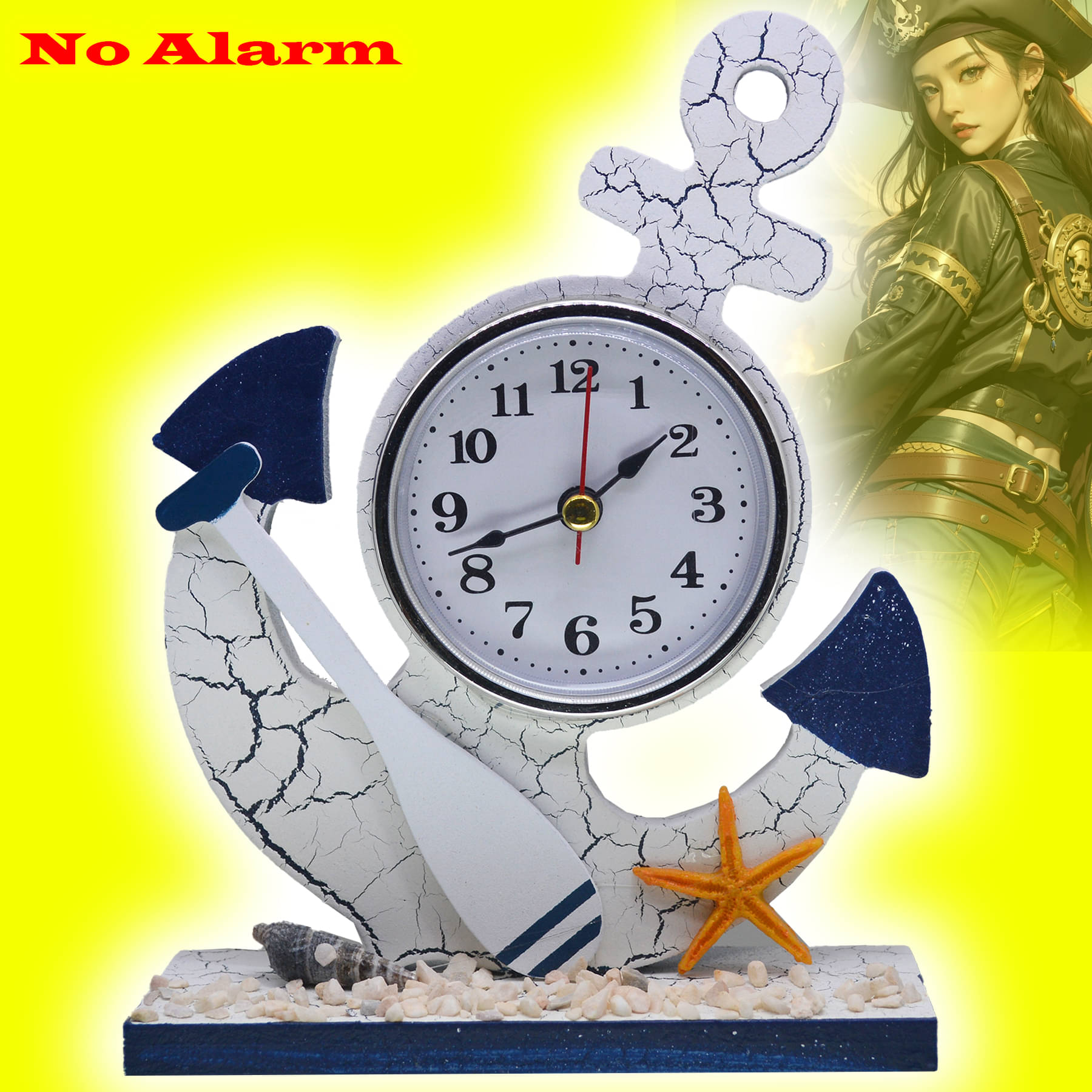     			JMALL Analog Plastic Table Clock - Pack of 1