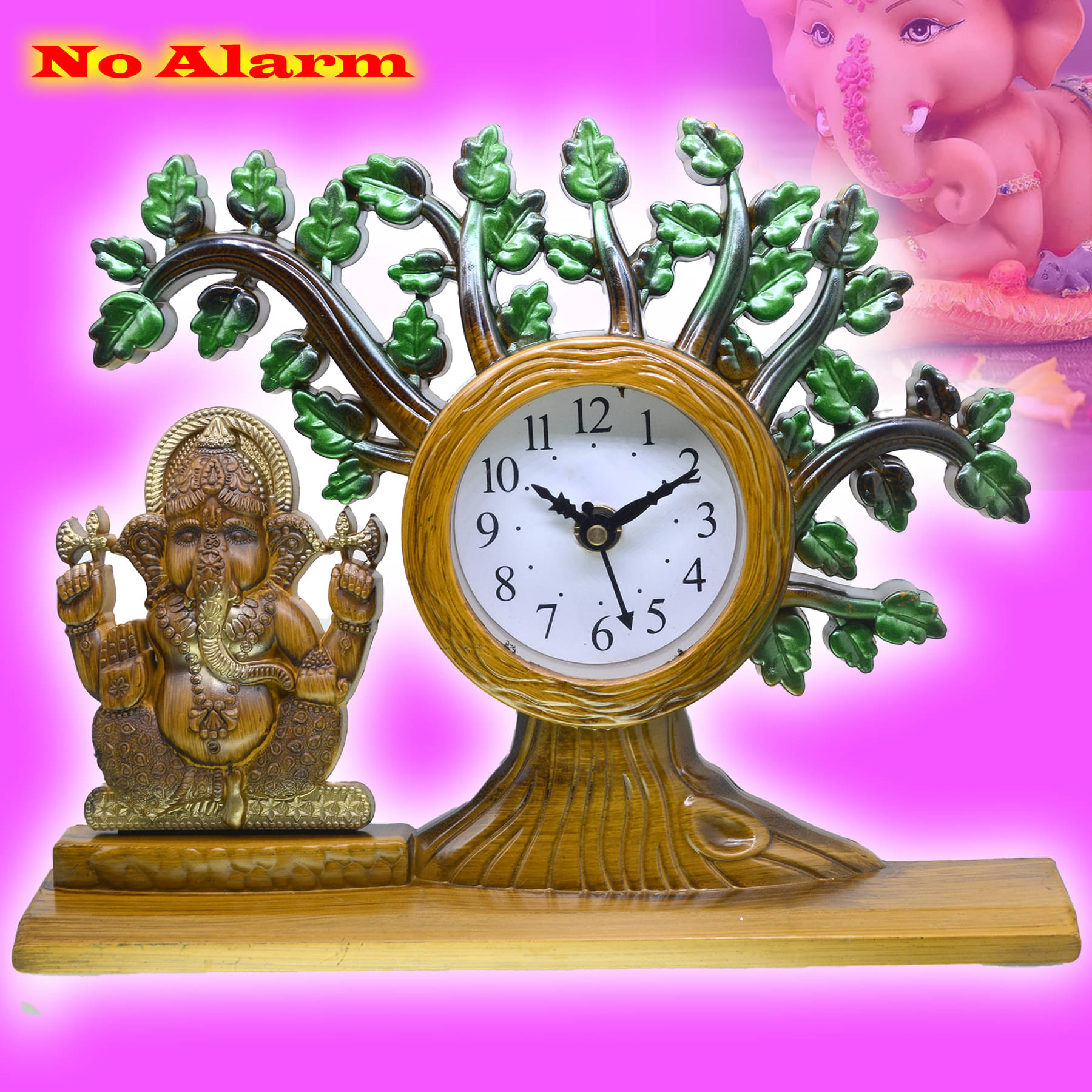     			JMALL Analog Plastic Table Clock - Pack of 1