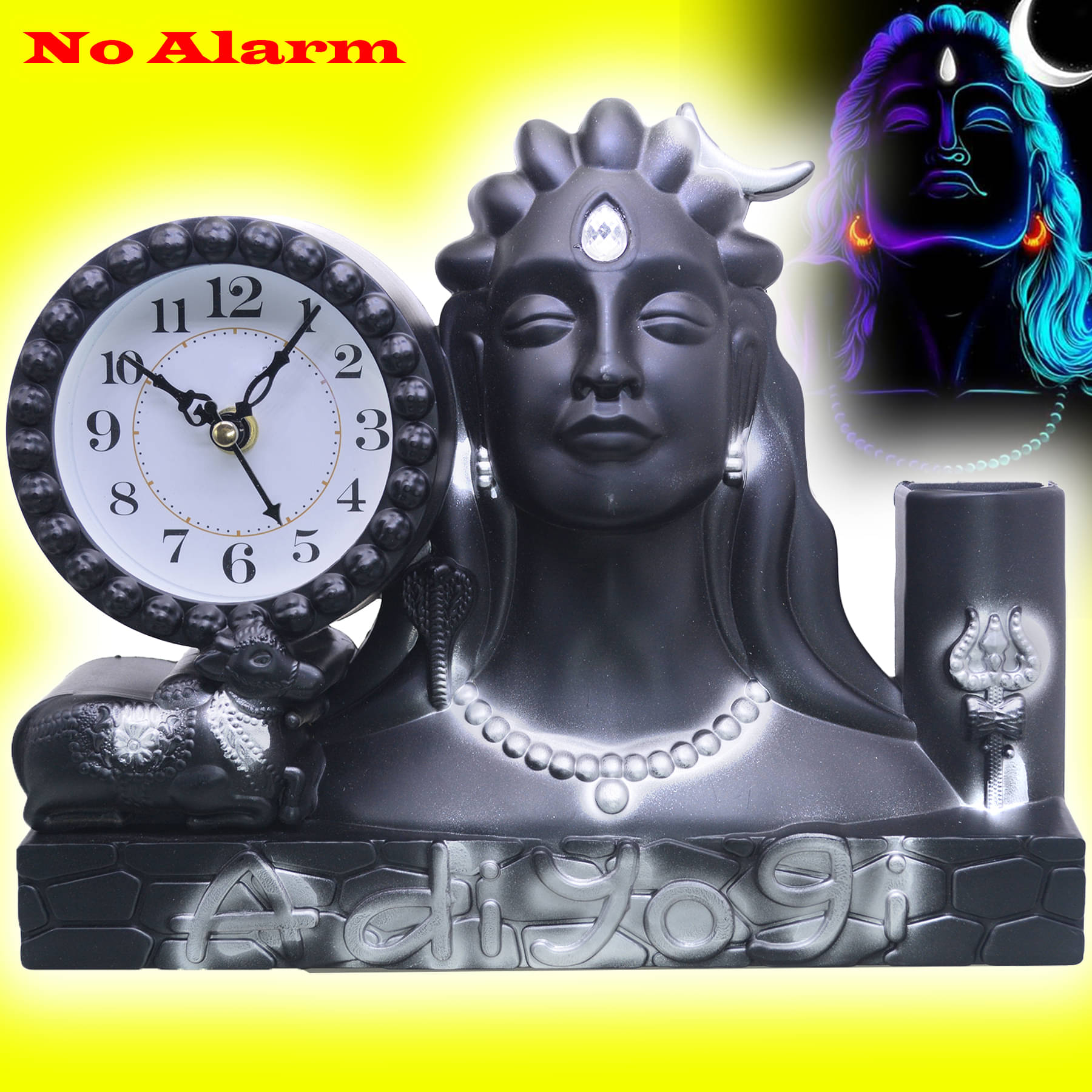     			JMALL Analog Plastic Table Clock - Pack of 1