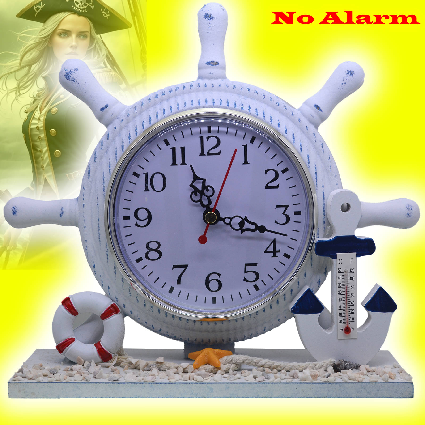     			JMALL Analog Plastic Table Clock - Pack of 1