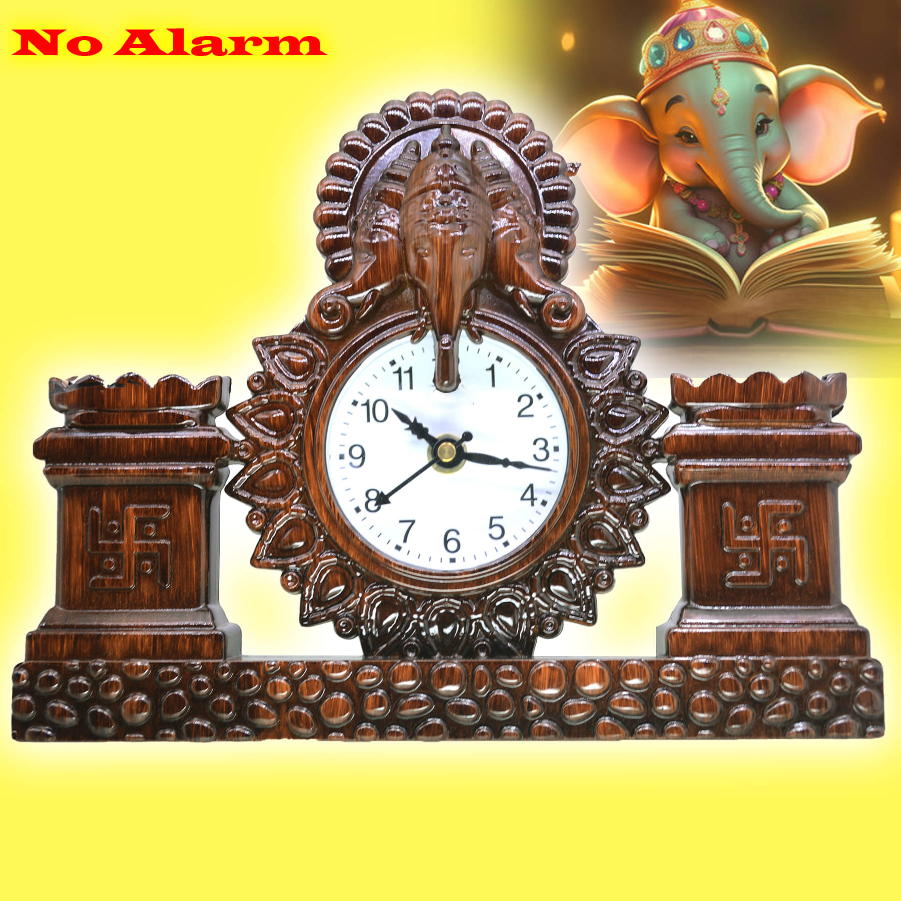     			JMALL Analog Plastic Table Clock - Pack of 1