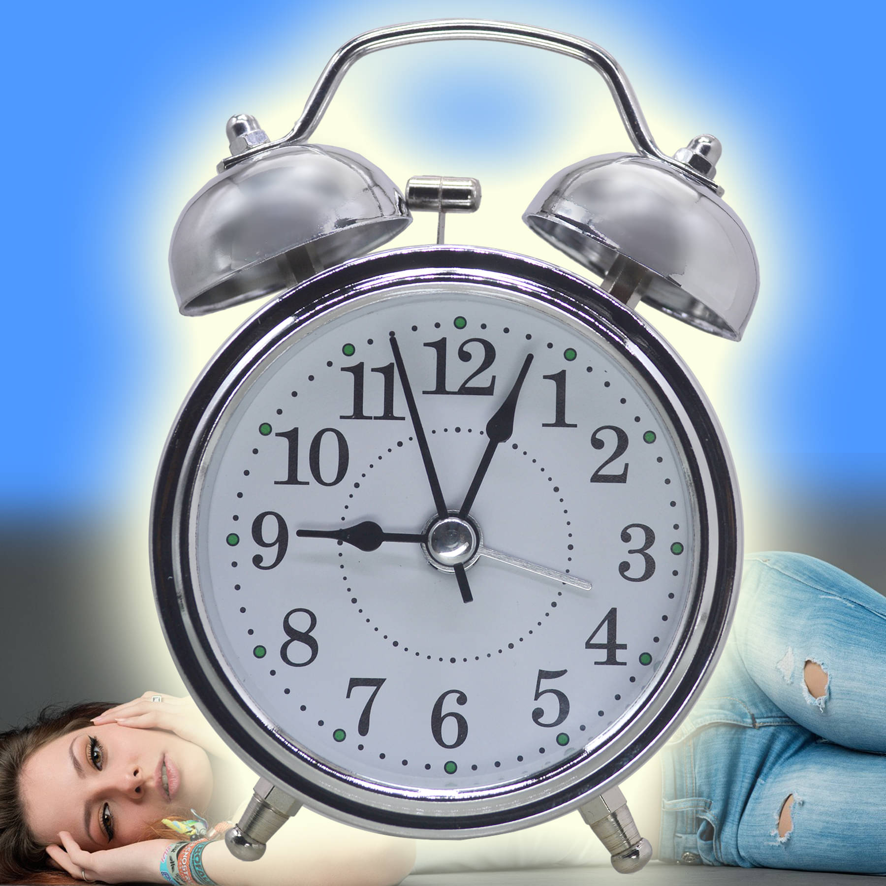 JMALL Analog Table Alarm Clock - Pack of 1 JMALL Analog Table Alarm Clock - Pack of 1
