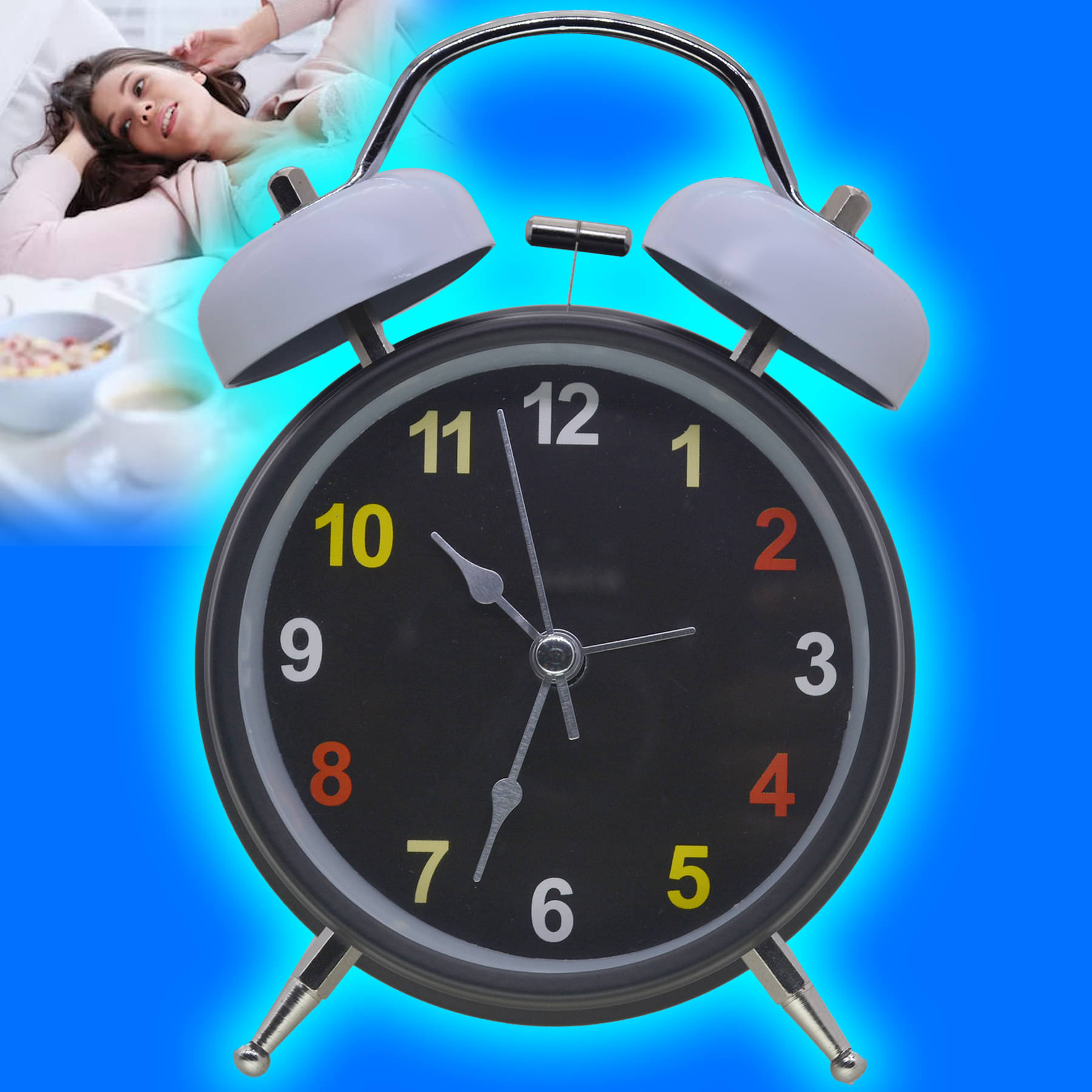 JMALL Analog Table Alarm Clock - Pack of 1 JMALL Analog Table Alarm Clock - Pack of 1