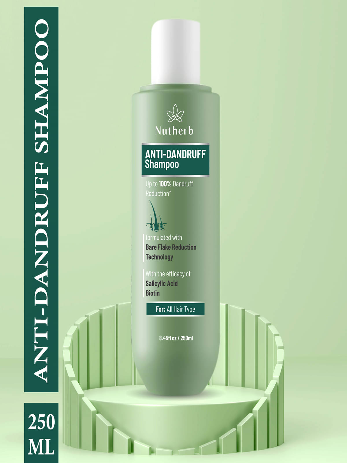     			NUTHERB Anti Dandruff Shampoo 250 ( Pack of 1 )