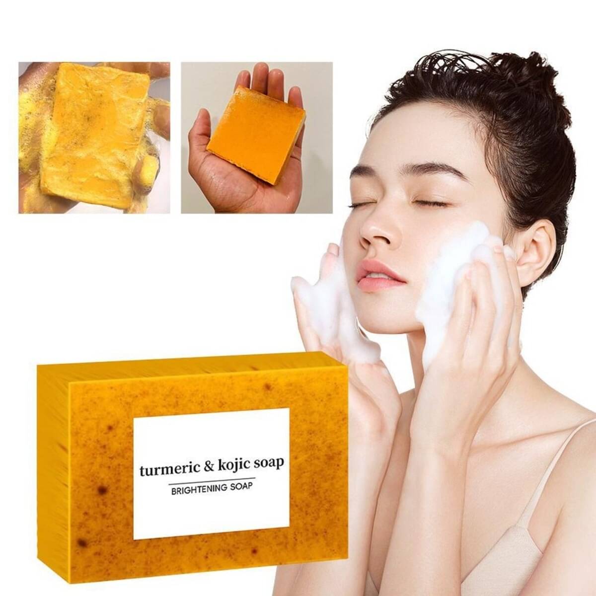 NUTHERB Beauty Turmeric & Kojic Soap for All Skin Type ( Pack of 1 ) NUTHERB Beauty Turmeric & Kojic Soap for All Skin Type ( Pack of 1 )