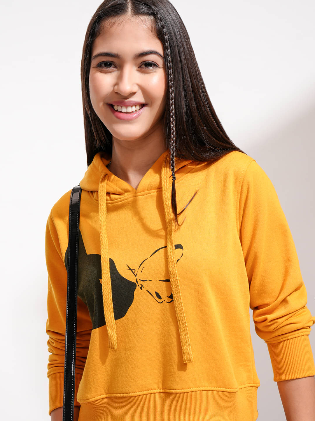     			Tokyo Talkies Cotton Blend Women's Hooded Sweatshirt ( Multi Color )