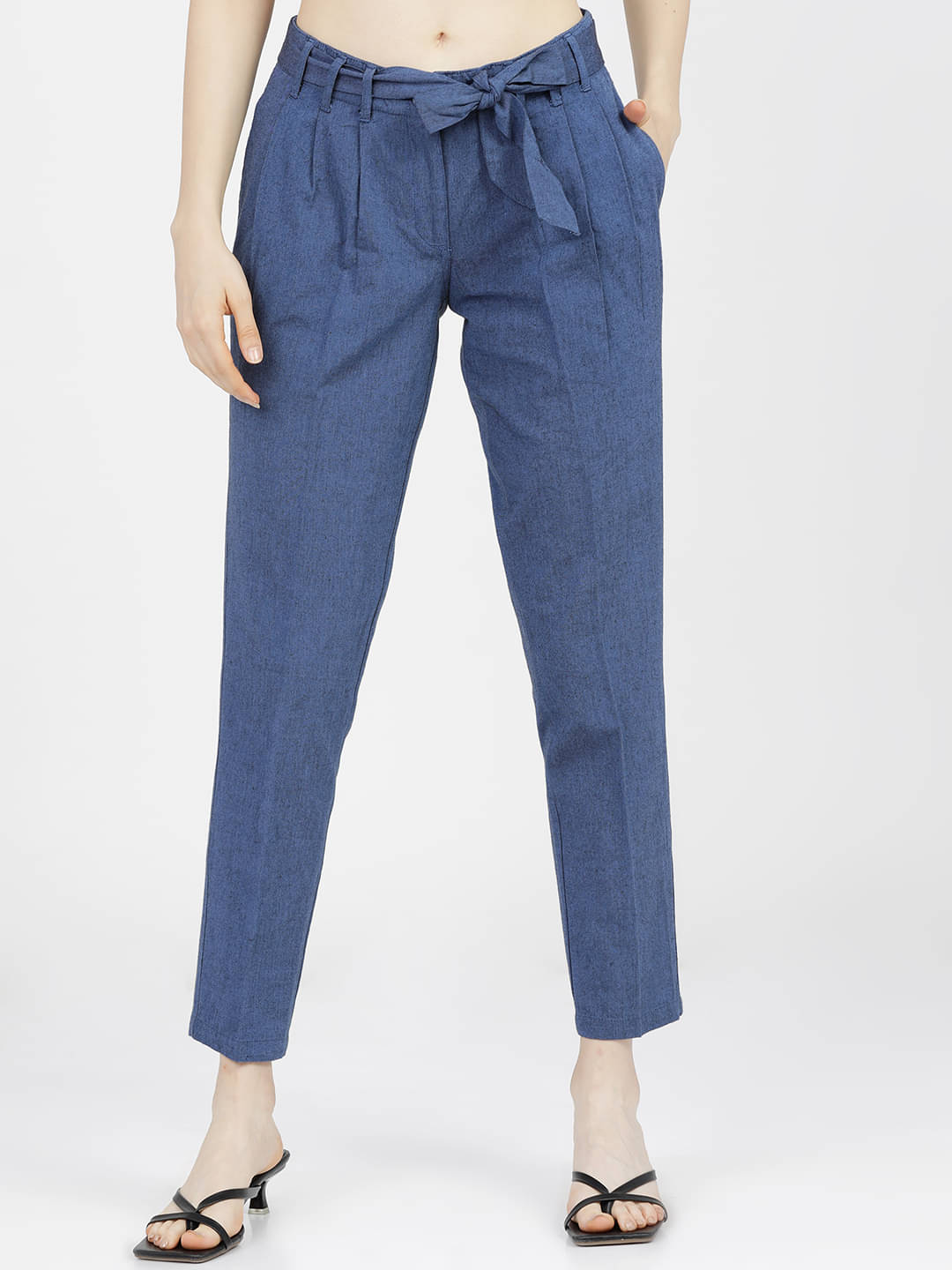    			Tokyo Talkies Pack of 1 Cotton Tapered Women's Casual Pants ( Multicolor )