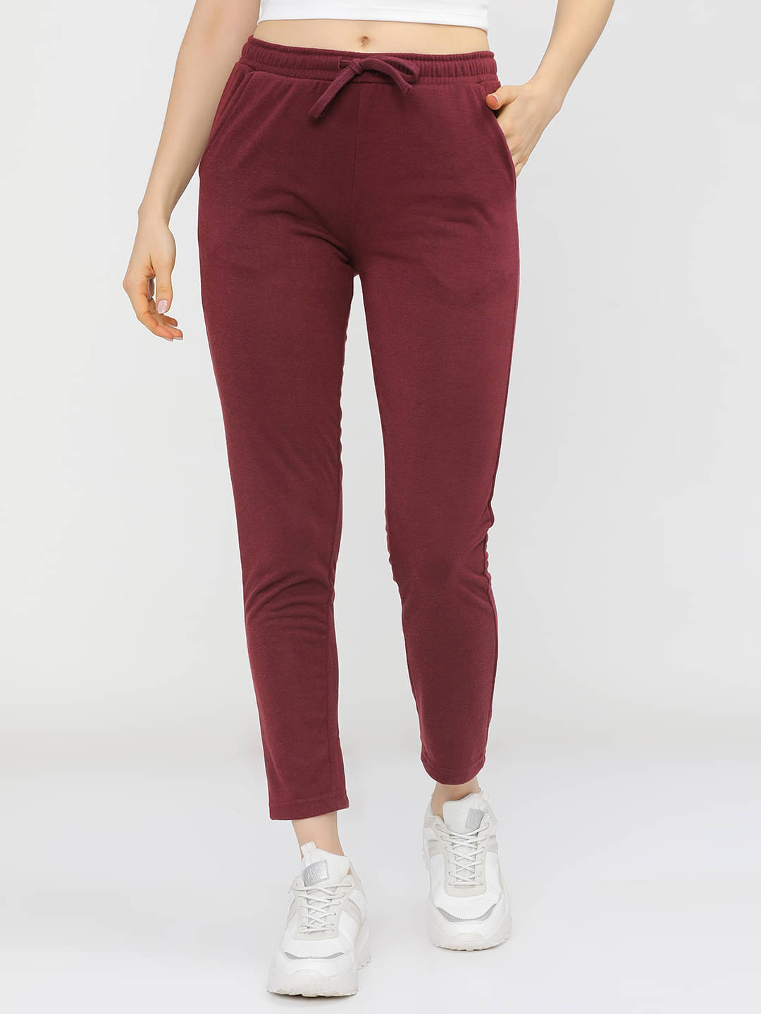     			Tokyo Talkies Red Polyester Women's Cycling Trackpants ( Pack of 1 )