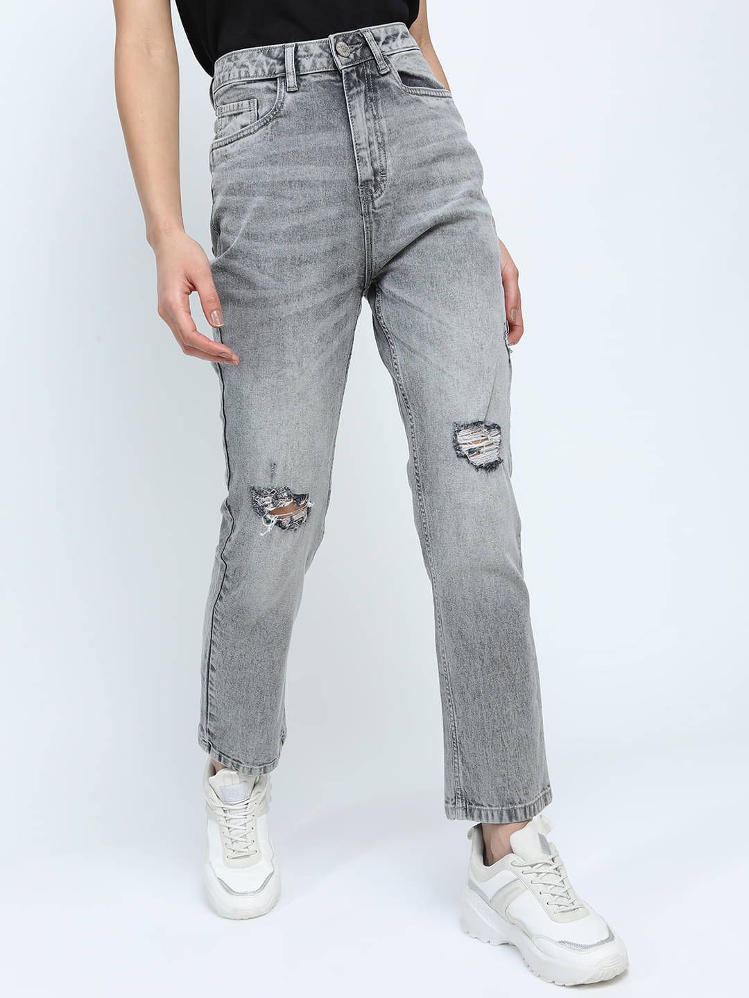     			Tokyo Talkies Women Regular Fit Waist Jeans