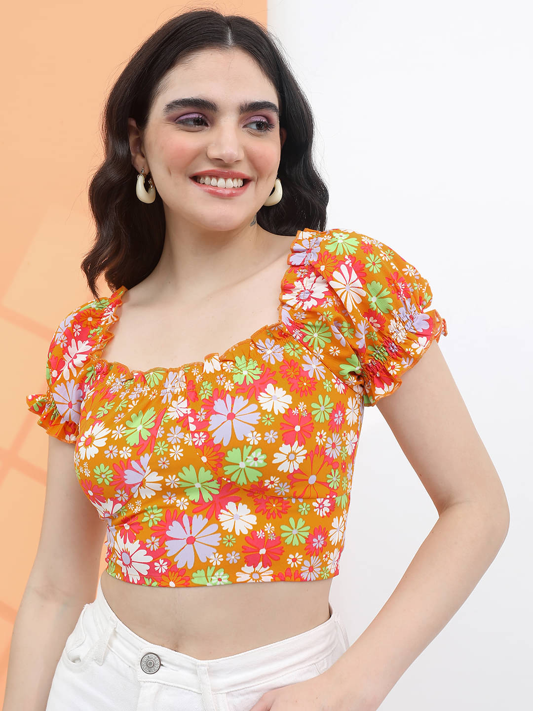 Tokyo Talkies Women's Polyester Regular Top ( Green ) Tokyo Talkies Women's Polyester Regular Top ( Green )
