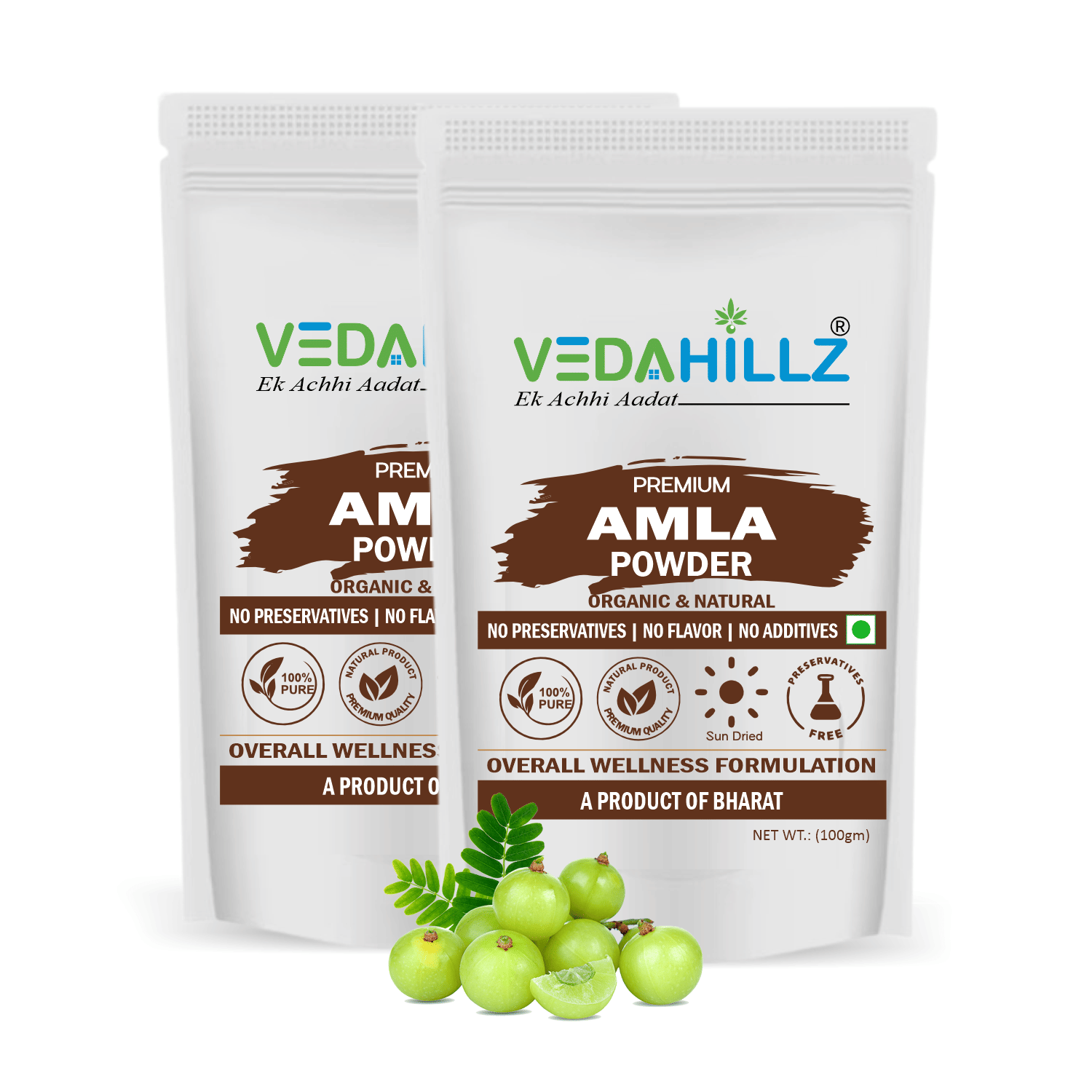     			Vedahillz Amla Powder Rich in Vitamin C for Immune Support and Antioxidants 100gm (Pack of 2)