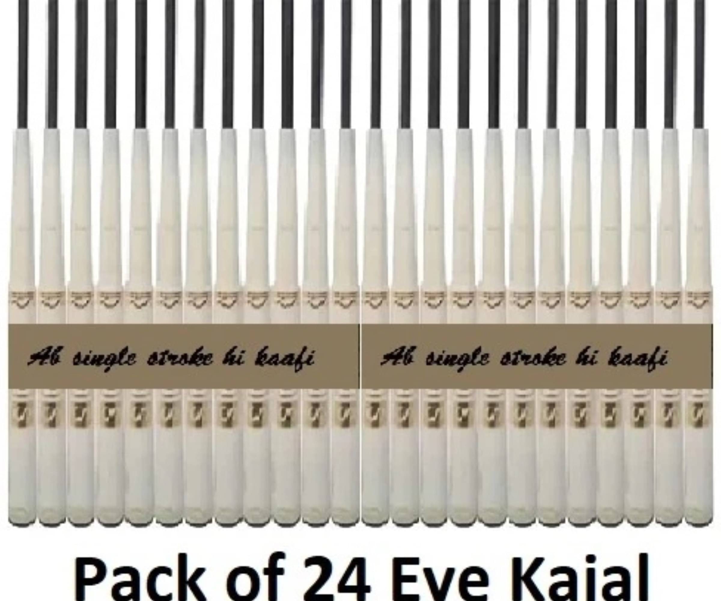     			Yelgo Black Matte Kajal 6 g Pencil ( Pack of 2 )