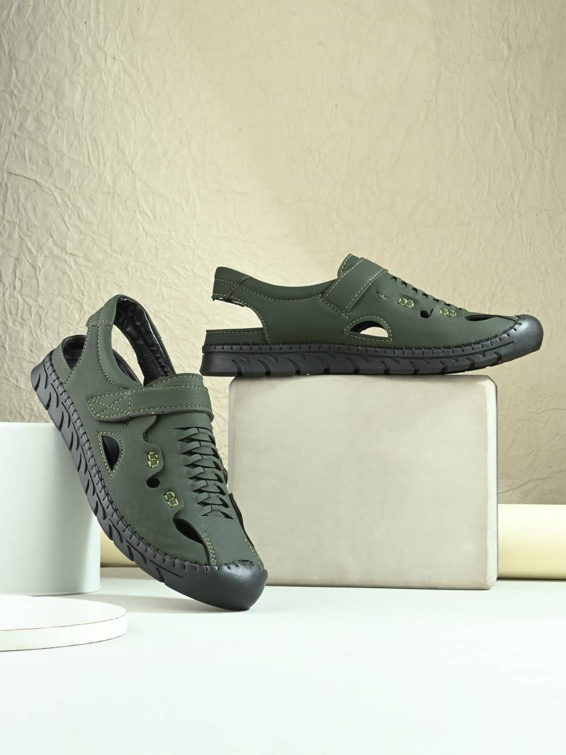 server - Olive Men's Sandals server - Olive Men's Sandals