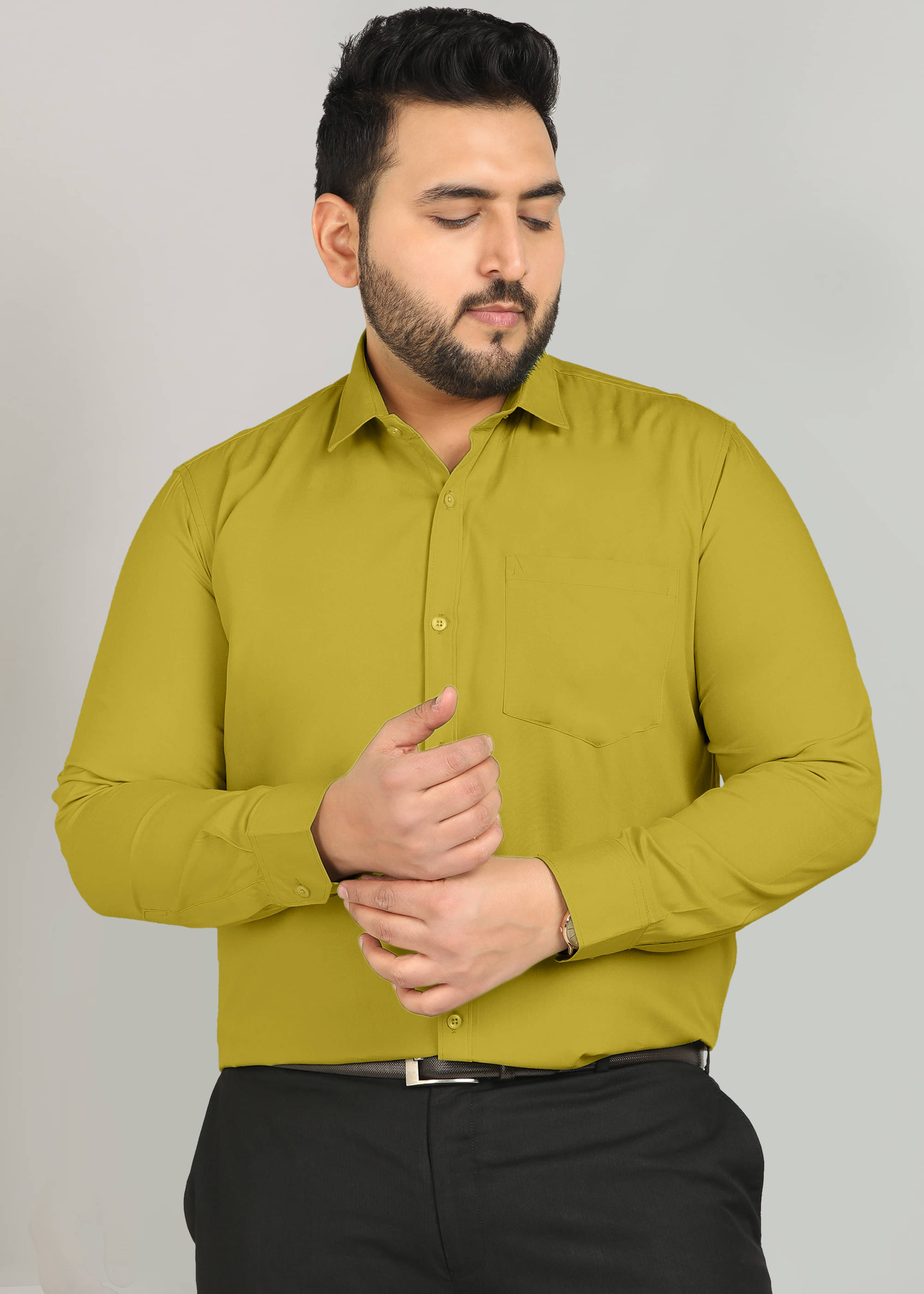 ADWYN PETER 100% Cotton Regular Fit Solids Full Sleeves Men's Casual Shirt - Olive ( Pack of 1 ) ADWYN PETER 100% Cotton Regular Fit Solids Full Sleeves Men's Casual Shirt - Olive ( Pack of 1 )