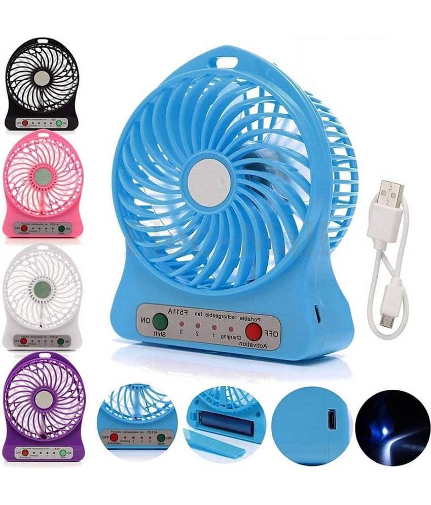 Portable Mini Cooling Fan with USB Charging Laptop PC Powered