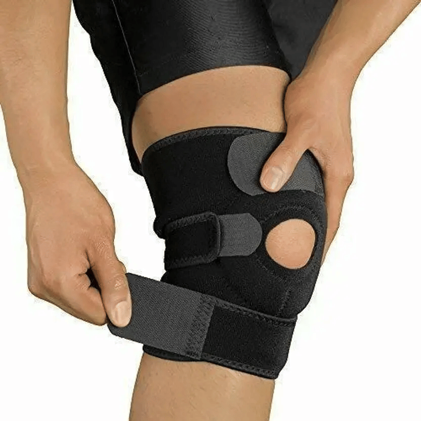 Aheadstrong Black Knee Support ( Pack of 1 ) - Sports and Fitness Equipment | Buy online on ZillyBuy