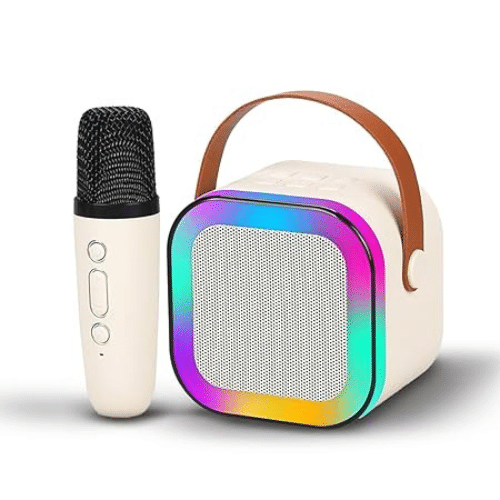     			BECKONMART 1 10 W Bluetooth Speaker Bluetooth v5.0 with USB,SD card Slot Playback Time 3 hrs Beige