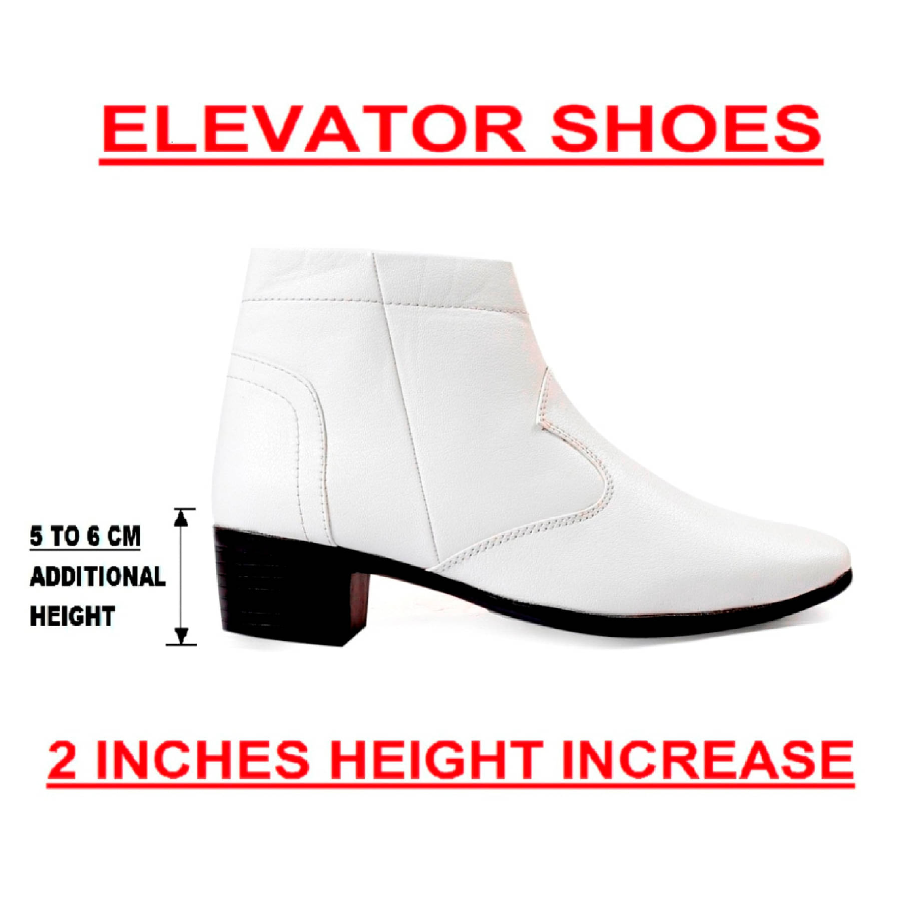     			BXXY White Men's Formal Boots