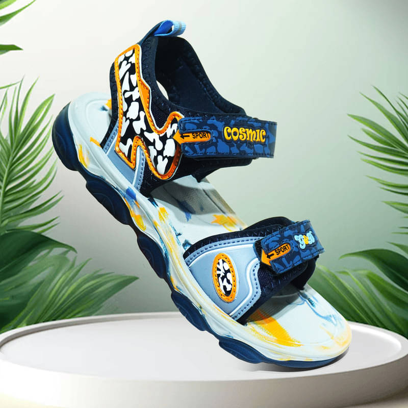     			Cosmic Comfortable Outdoor Synthetic Leather Casual Sandal for Kids