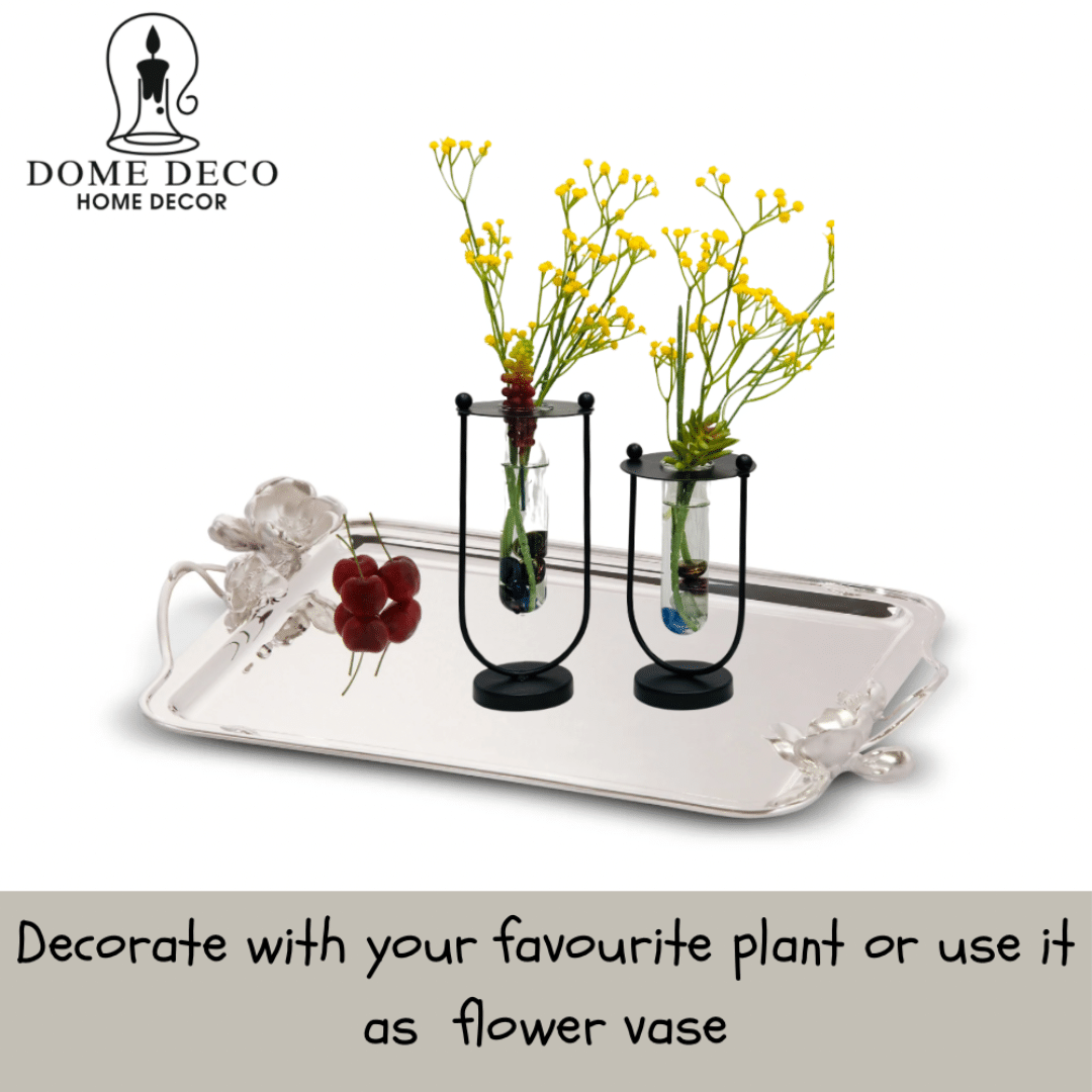     			DOME DECO Iron Table Vase 23 cms - Pack of 2