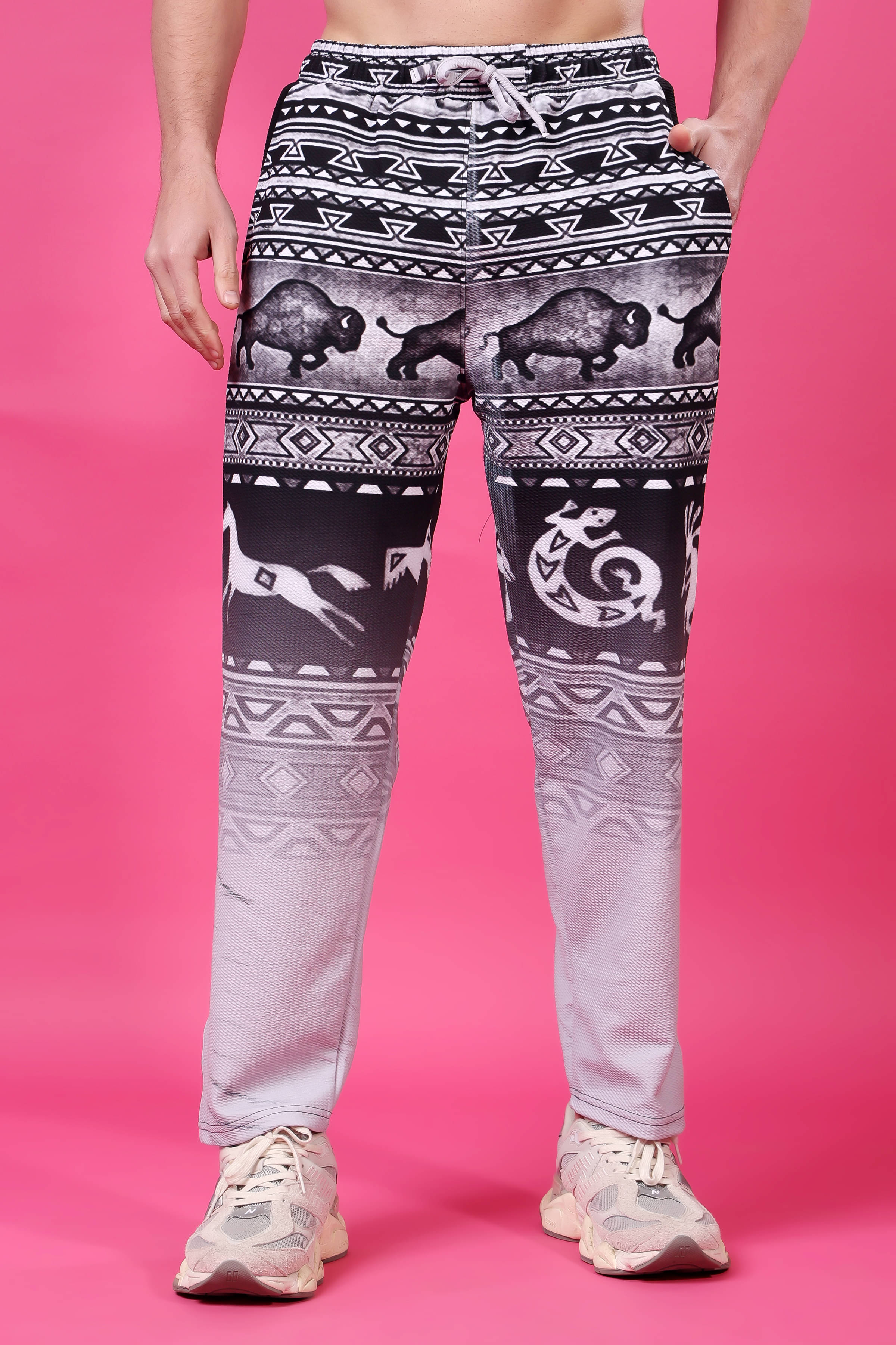     			FLIRTY SOUL Grey Polyester Men's Trackpants ( Pack of 1 )