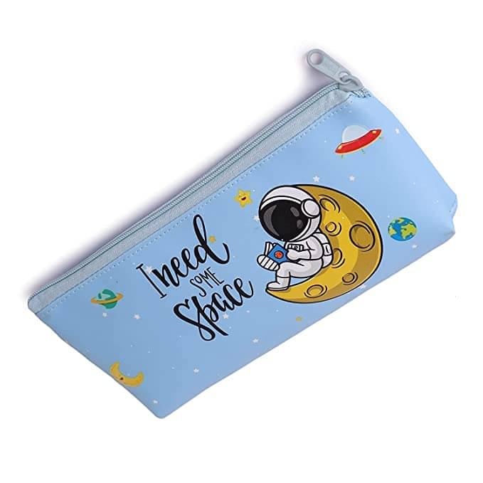 FREEDY Space Pouch for Boys Astronaut Pencil Case Pencil Pouch for School Stationery Pencil Pouch for Kids Zipper Closer Waterproof Soft Travel Pouch for Return Gift Art Polyester Pencil Box (Set of 1, Multicolor FREEDY Space Pouch for Boys Astronaut Pencil Case Pencil Pouch for School Stationery Pencil Pouch for Kids Zipper Closer Waterproof Soft Travel Pouch for Return Gift Art Polyester Pencil Box (Set of 1, Multicolor