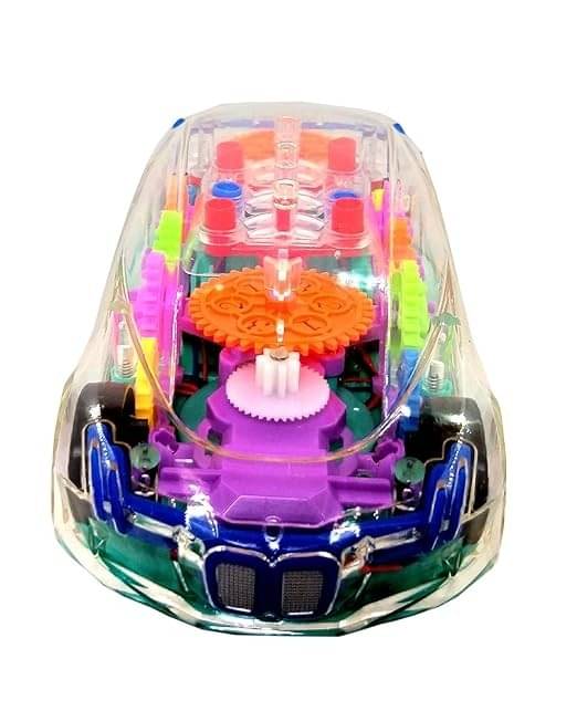 FREEDY Transparent Car with 360 Degree Rotation with Lights & Wonderful Music for Kids (Multicolor) PACK OF 1     			FREEDY Transparent Car with 360 Degree Rotation with Lights & Wonderful Music for Kids (Multicolor) PACK OF 1