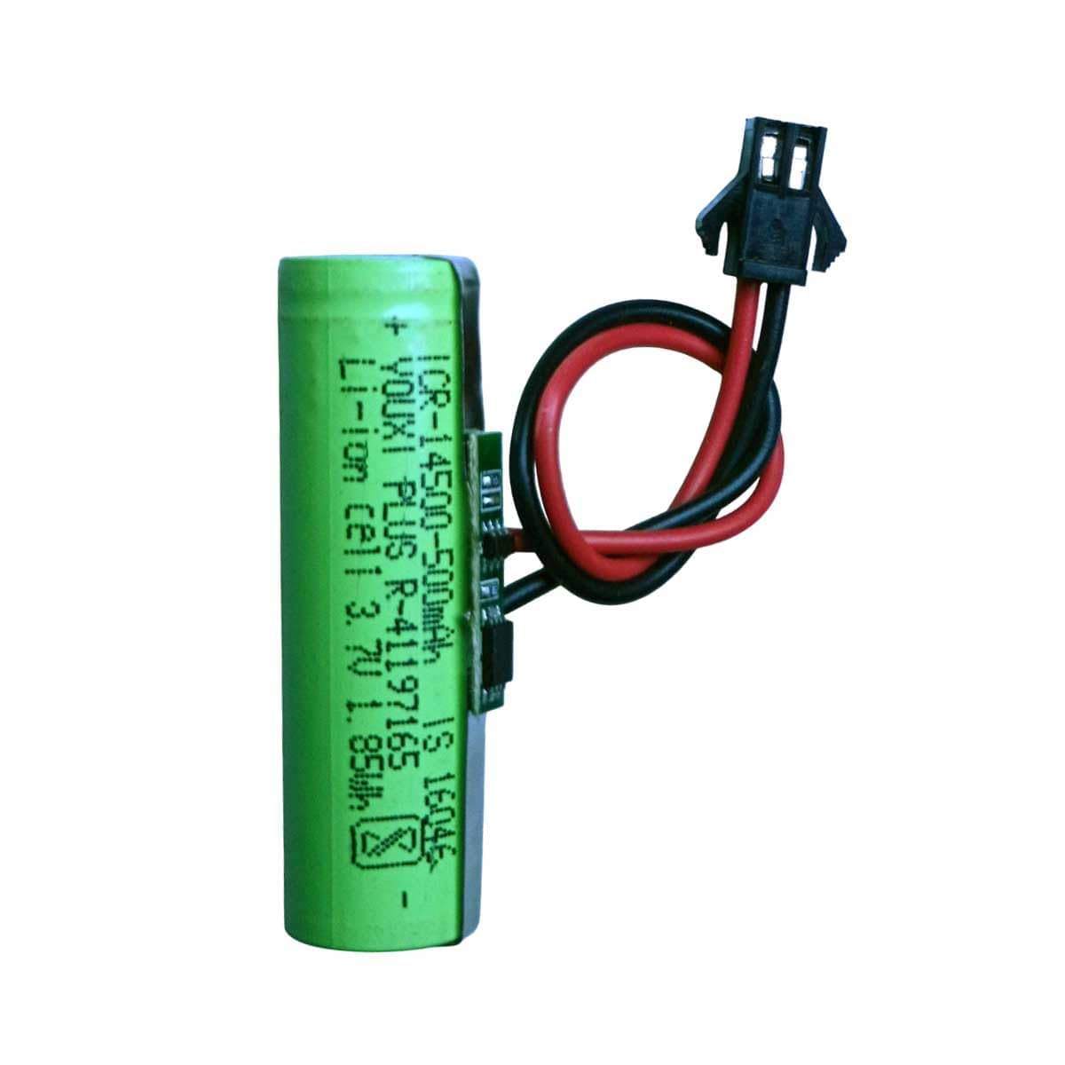     			Faymla Toy Battery Pack 3.7 Volt 500 mAH RC Toy Car Battery SM-2P Plug for Remote Control Cars, Trucks, Stunt Vehicles, Stunt Car Etc. Rechargeable Battery Pack with BMS Module Inbuilt (Pack-of-1)