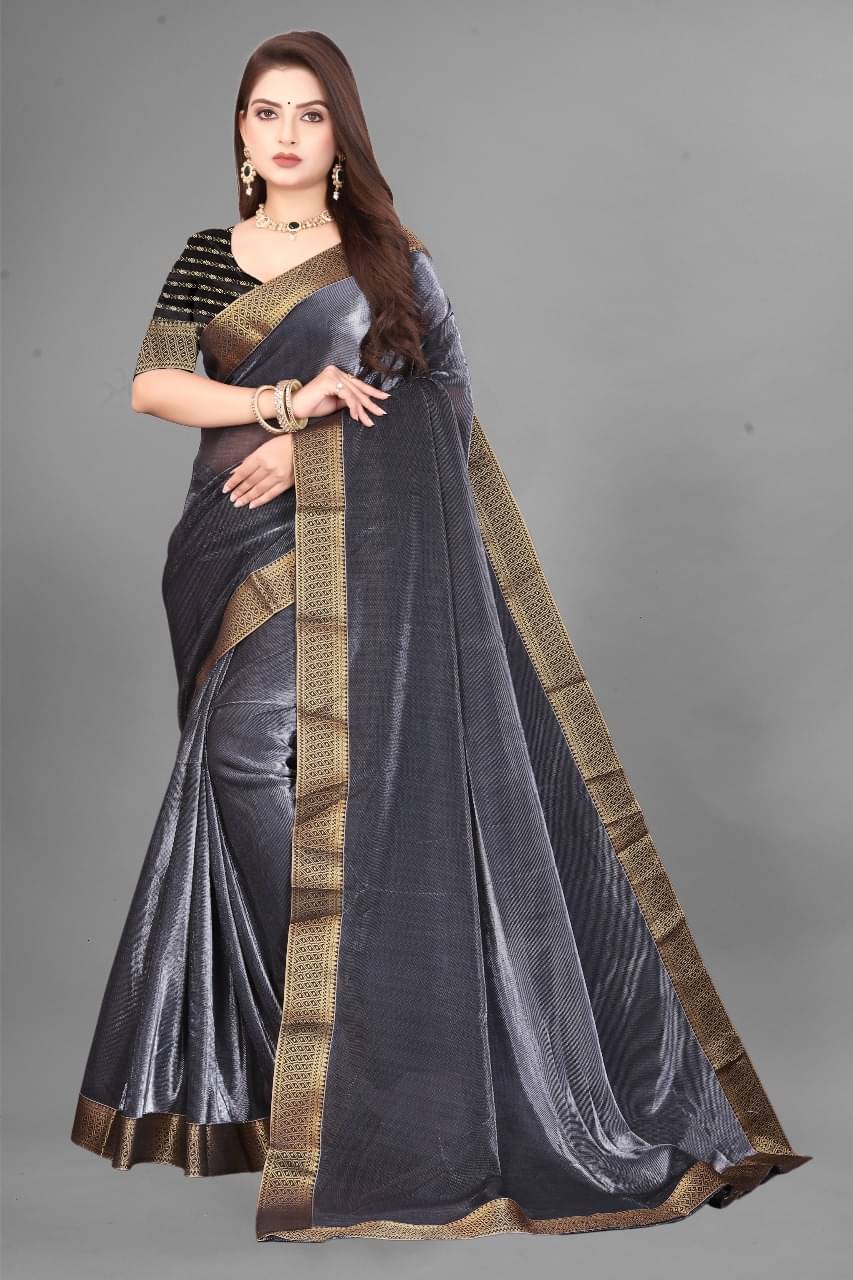 Gullak Lycra Solid Jamdani Saree With Unstitched Blouse Piece ( Multicolor ) Gullak Lycra Solid Jamdani Saree With Unstitched Blouse Piece ( Multicolor )