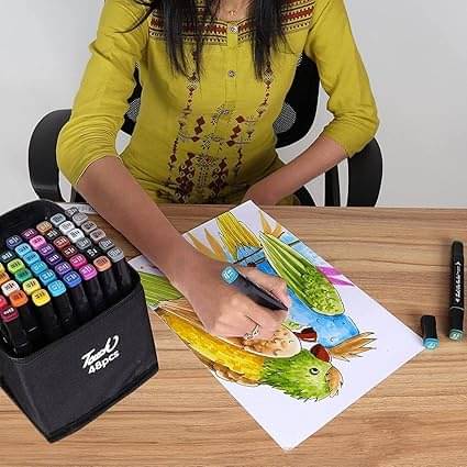     			HAYAGRIVA EXPORT COLOUR DUAL TIP Shaped Color Pencils (Set of 48, Multicolor)
